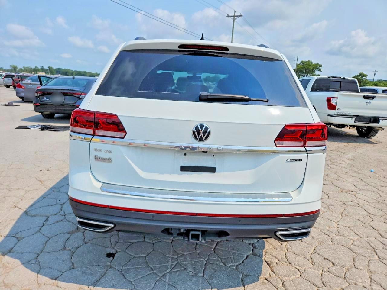 2023 Volkswagen Atlas Se White vin: 1V2HR2CA5PC516418