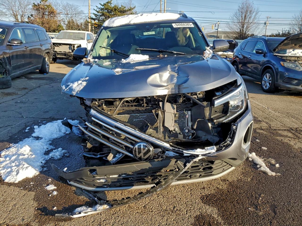 2025 Volkswagen Atlas Se Charcoal vin: 1V2HR2CA7SC522634