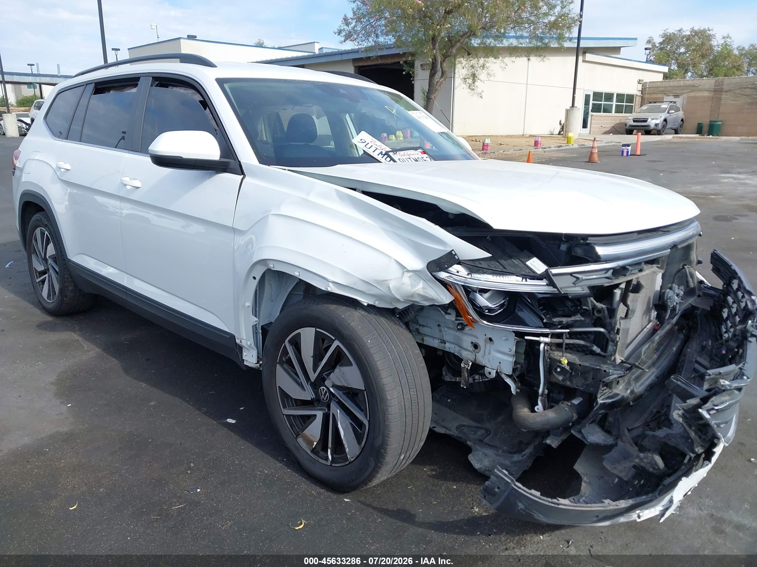 2024 Volkswagen Atlas 2.0t Se W/technology White vin: 1V2HR2CAXRC570607