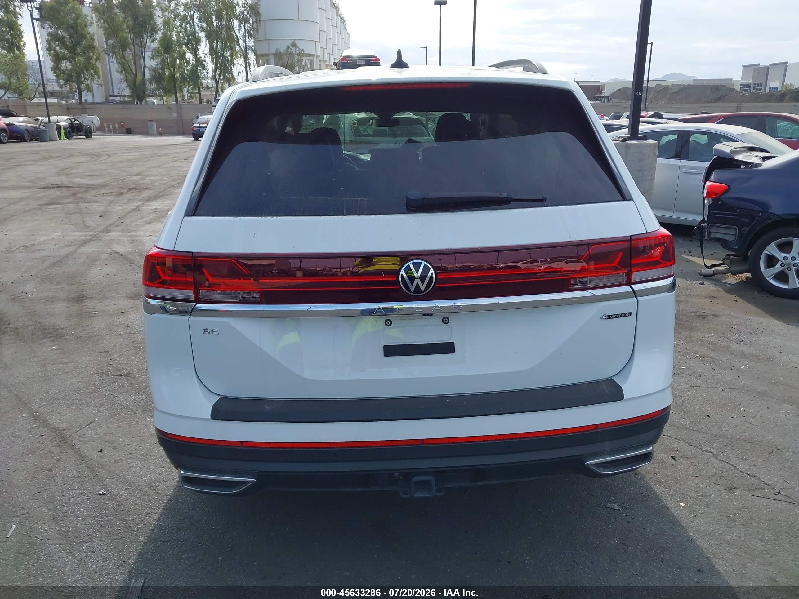 2024 Volkswagen Atlas 2.0t Se W/technology White vin: 1V2HR2CAXRC570607