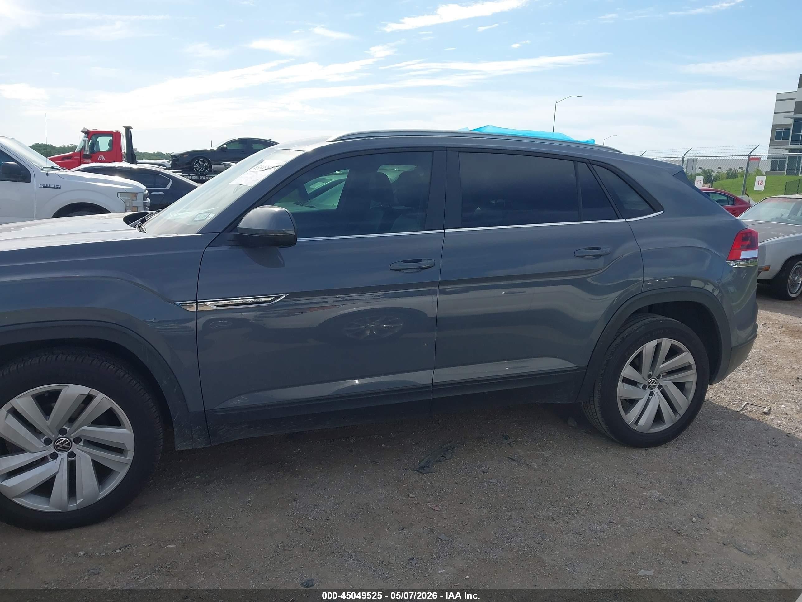 2021 Volkswagen Atlas Cross Sport 3.6l V6 Se W/technology Серый vin: 1V2JE2CA0MC232235