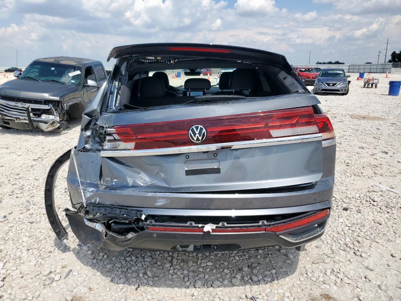 2025 Volkswagen Atlas Cross Sport Se Gray vin: 1V2JE2CA4SC204399