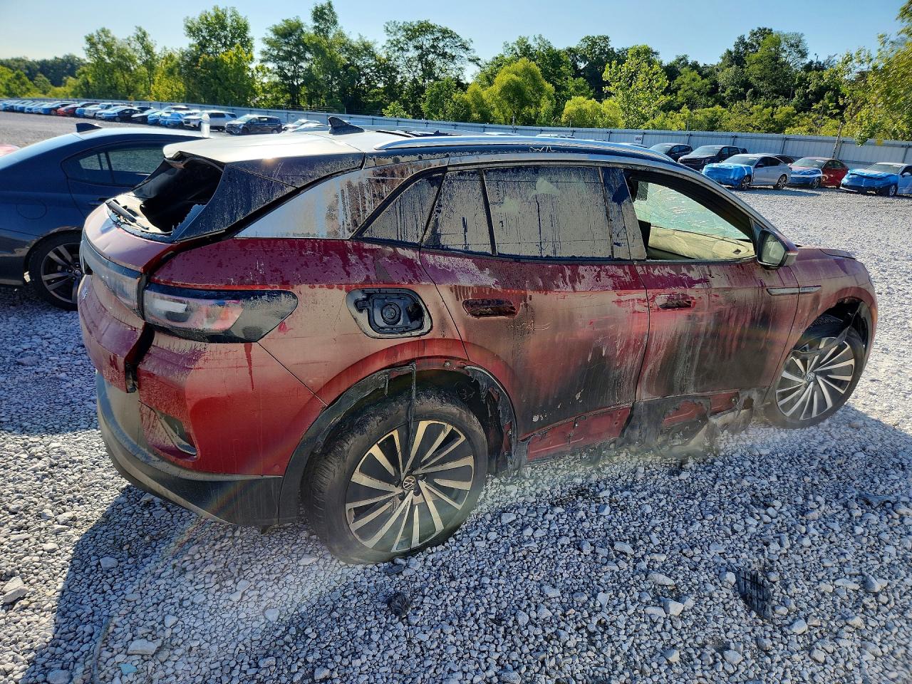 2023 Volkswagen Id.4 Pro S Plus Red vin: 1V2JNPE86PC050955