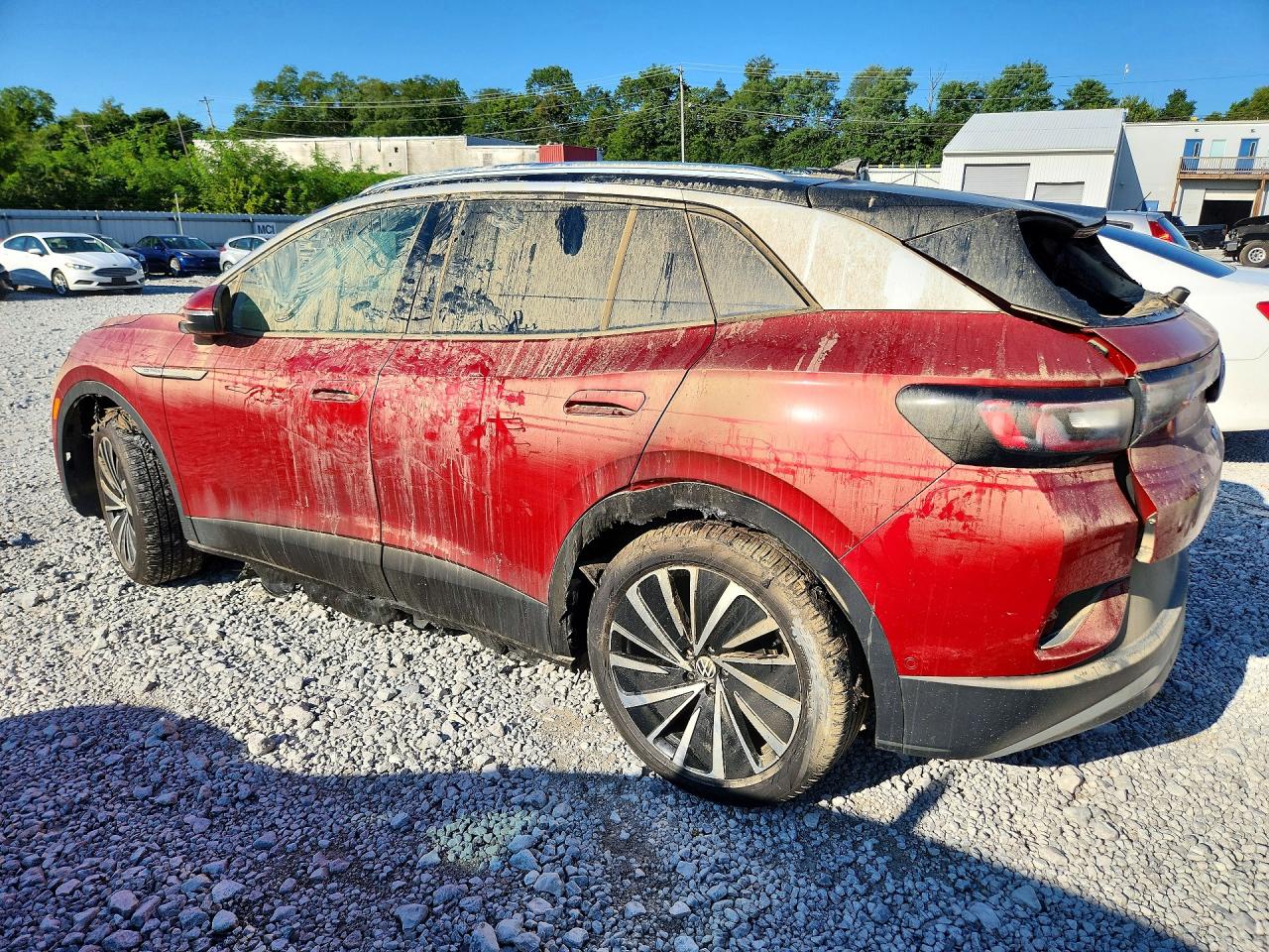 2023 Volkswagen Id.4 Pro S Plus Red vin: 1V2JNPE86PC050955