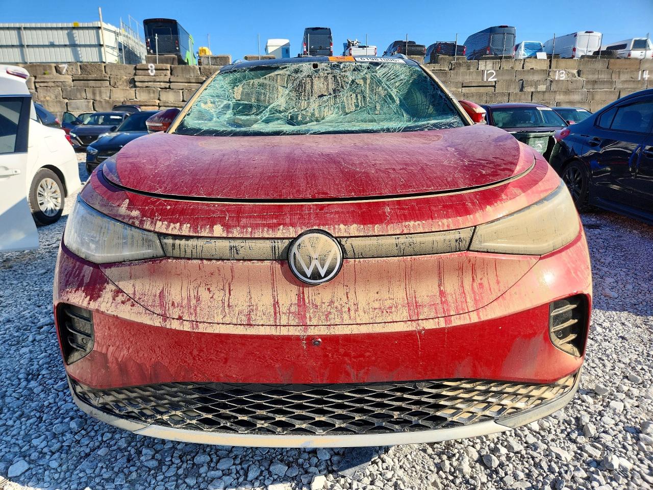 2023 Volkswagen Id.4 Pro S Plus Red vin: 1V2JNPE86PC050955