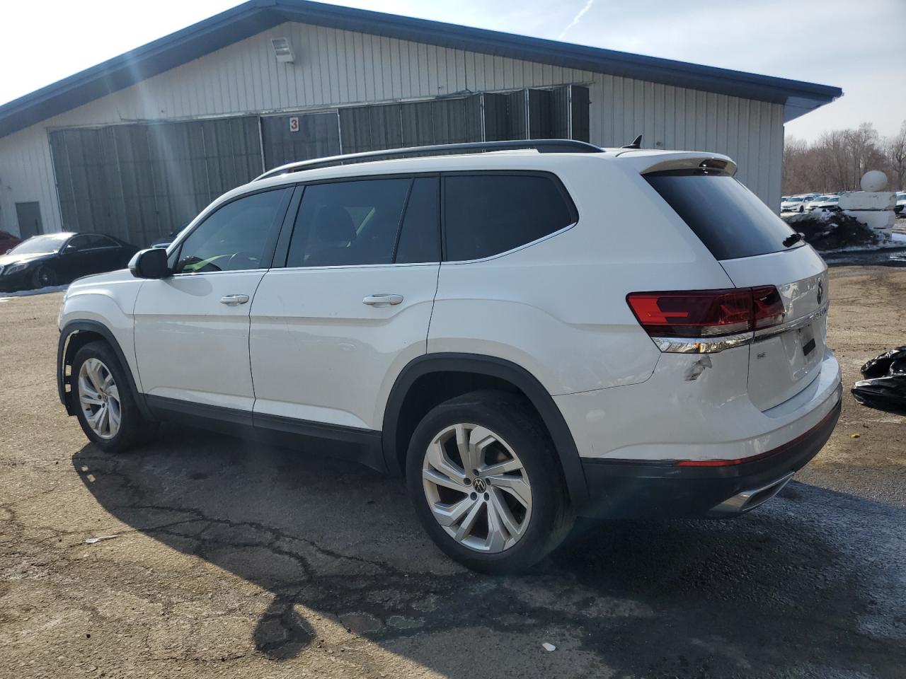 2021 Volkswagen Atlas Se White vin: 1V2JP2CA5MC548871