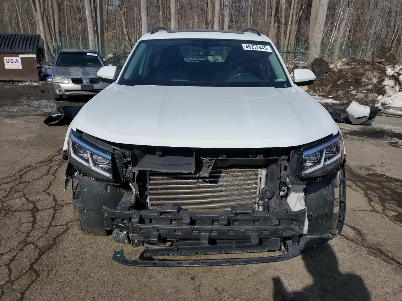 2021 Volkswagen Atlas Se White vin: 1V2JP2CA5MC548871