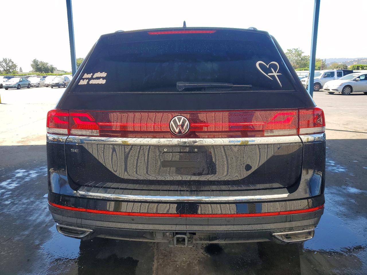 2024 Volkswagen Atlas Se Black vin: 1V2JR2CA0RC539111