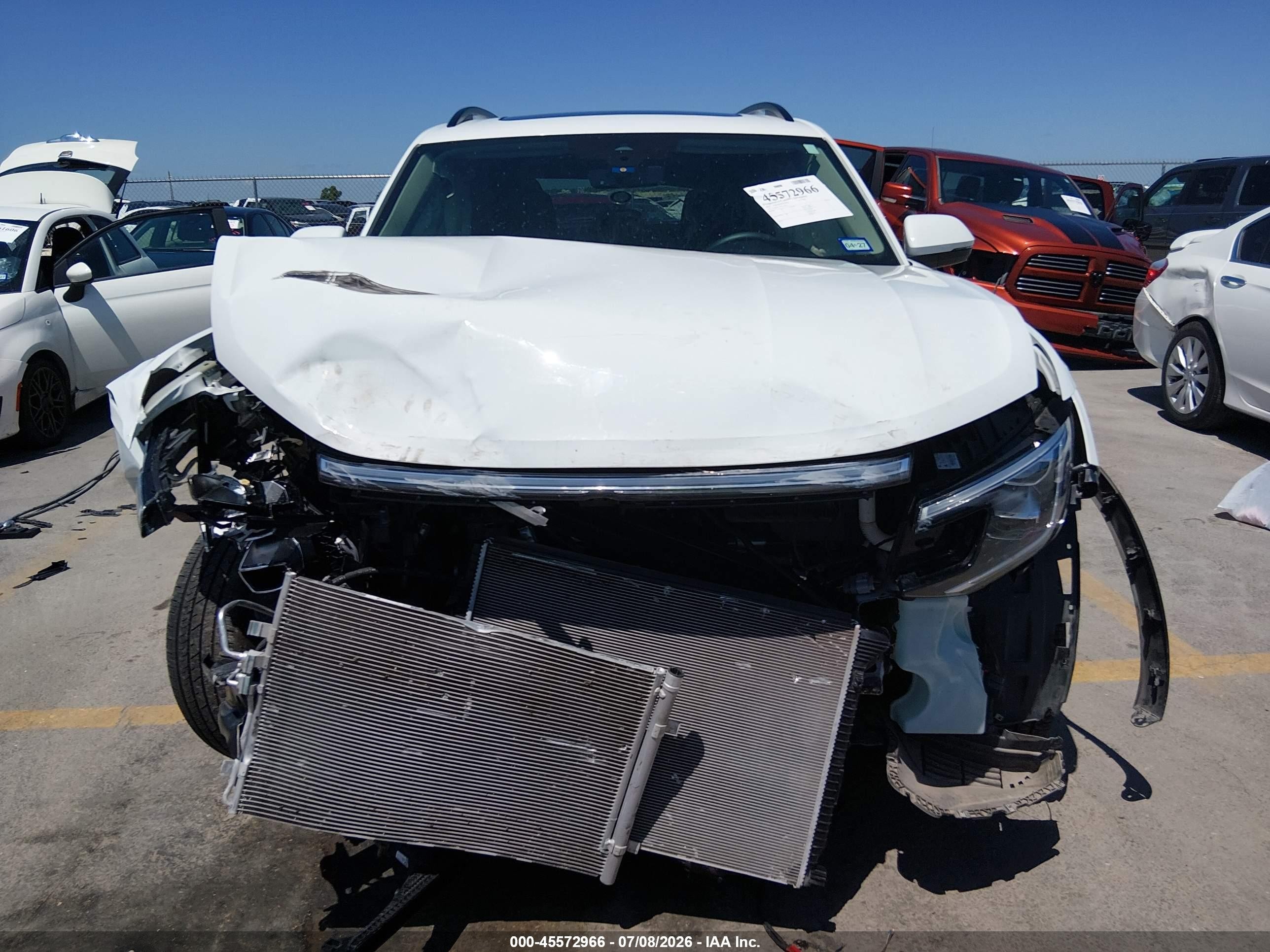 2025 Volkswagen Atlas 2.0t Se W/technology White vin: 1V2JR2CA3SC520218