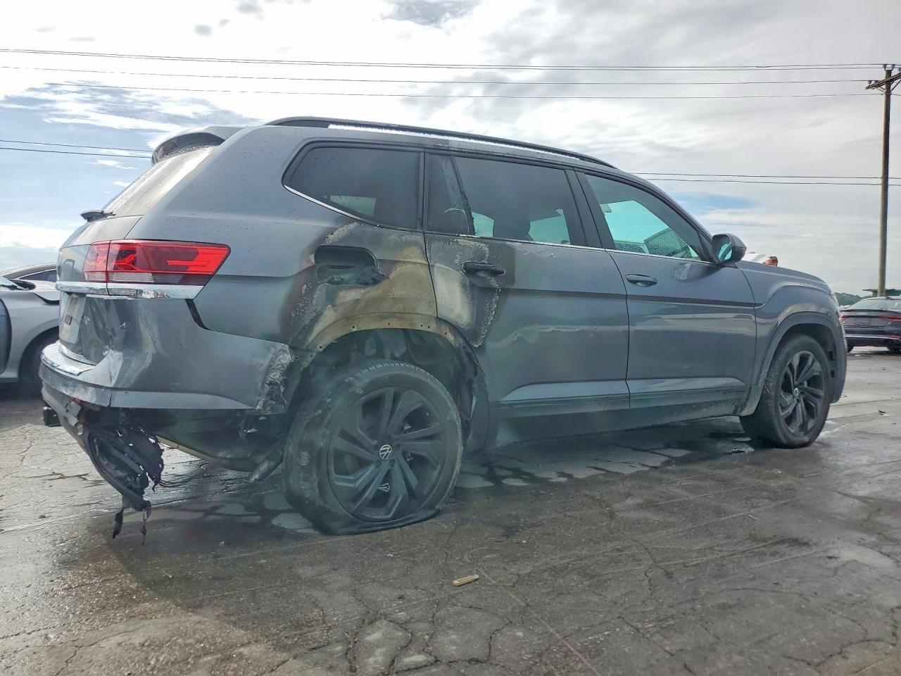 2023 Volkswagen Atlas Se Gray vin: 1V2JR2CA4PC545037