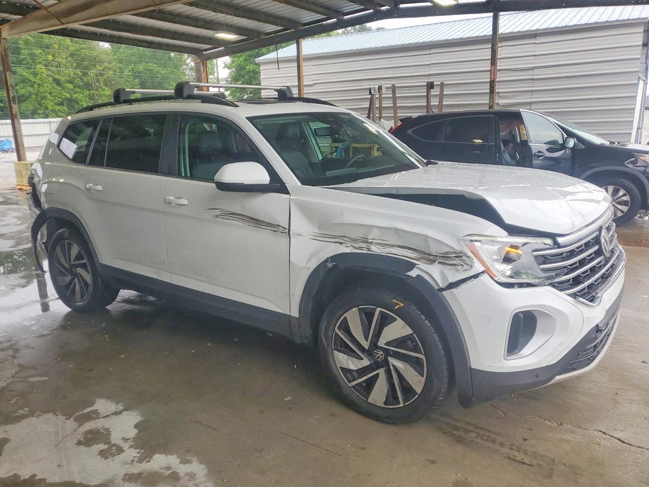 2024 Volkswagen Atlas Se White vin: 1V2JR2CA5RC501969