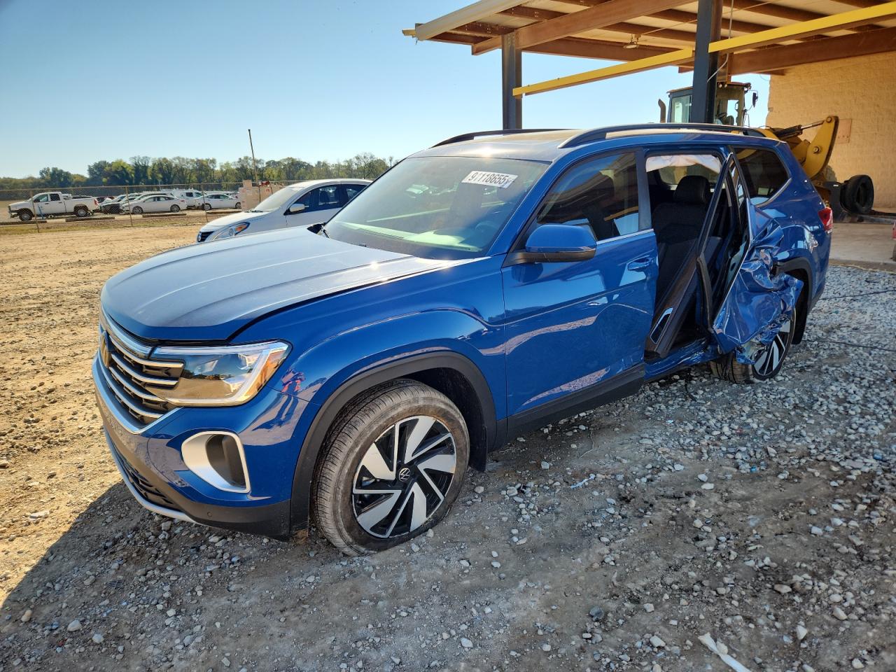 2025 Volkswagen Atlas Se Blue vin: 1V2JR2CA5SC541846