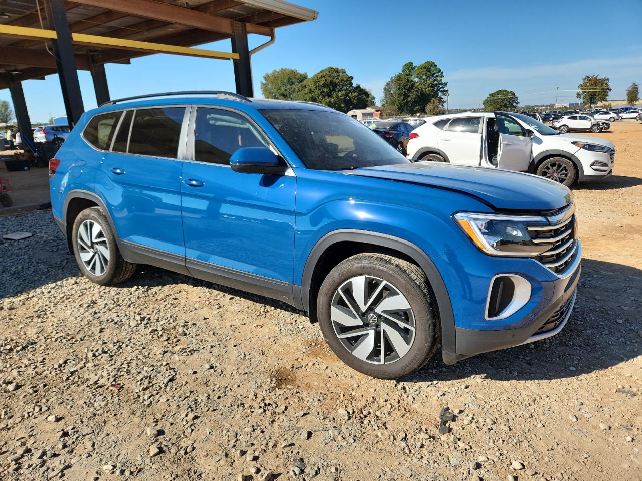 2025 Volkswagen Atlas Se Blue vin: 1V2JR2CA5SC541846