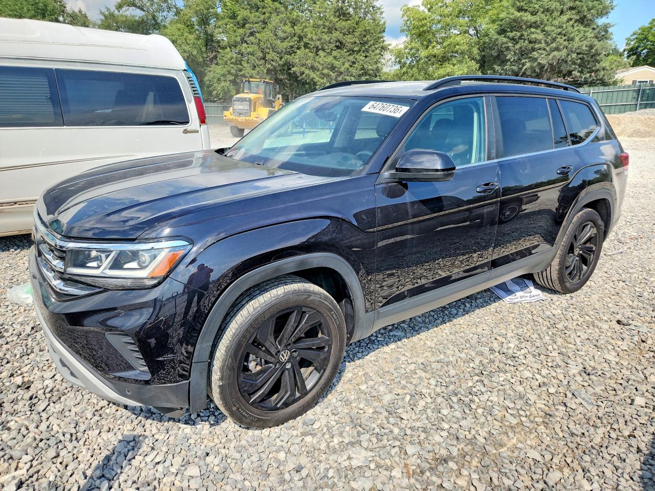 2023 Volkswagen Atlas Se Черный vin: 1V2JR2CA6PC520530