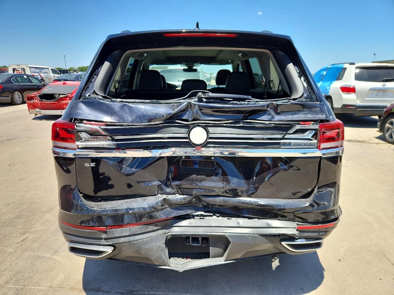 2024 Volkswagen Atlas Se Black vin: 1V2JR2CAXRC612453