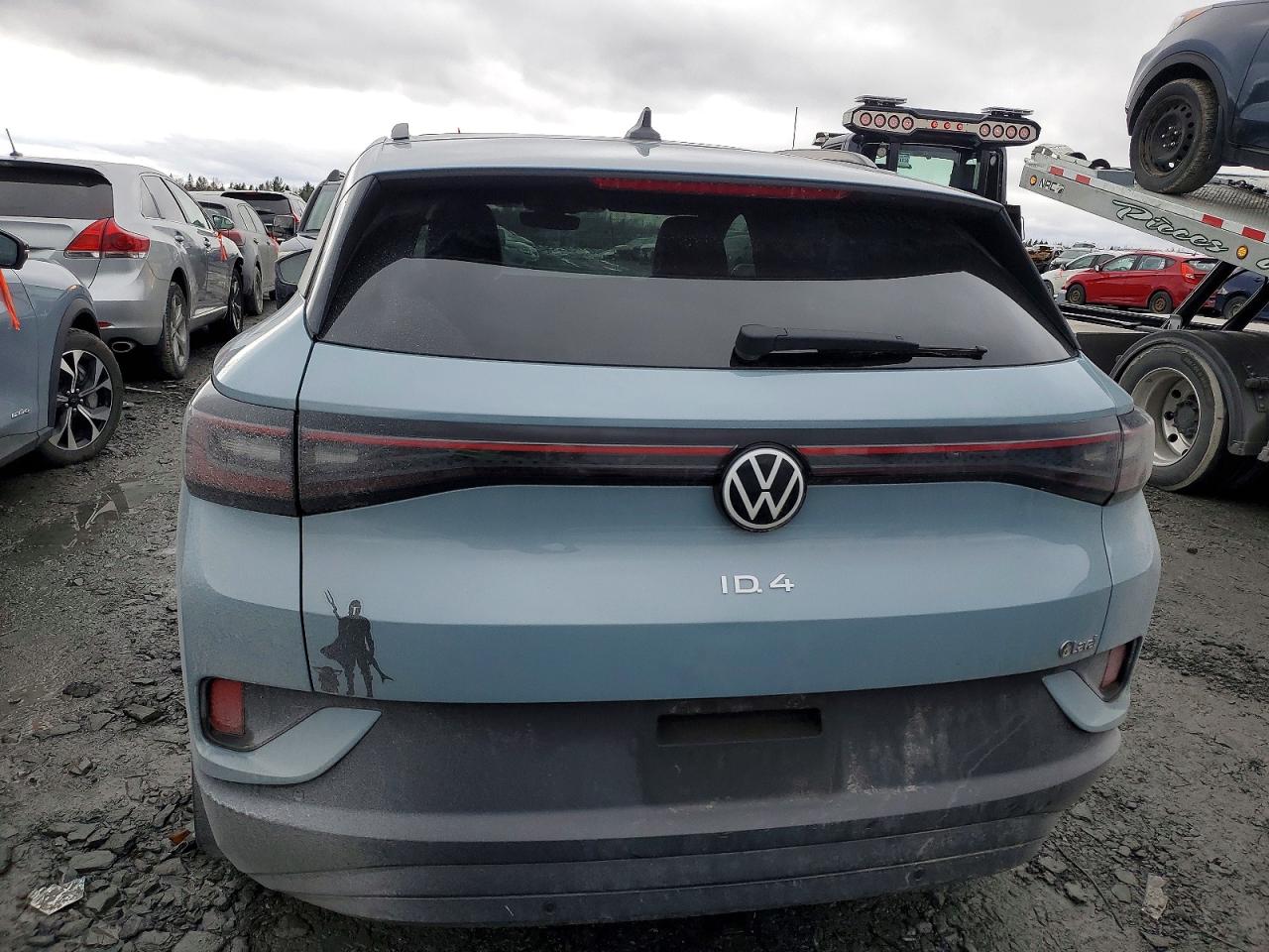 2024 Volkswagen Id.4 Pro S Blue vin: 1V2JSPE83RC019870