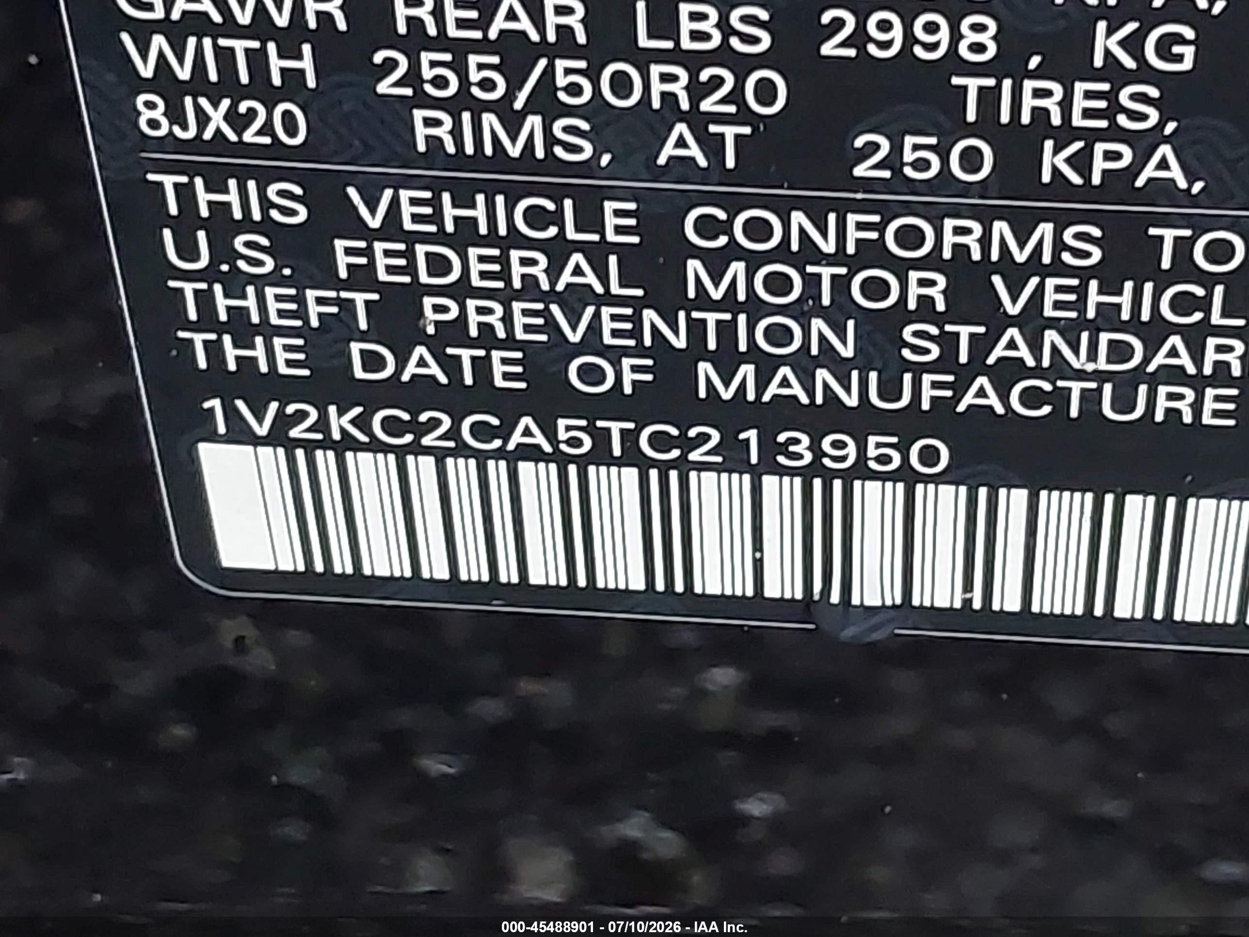 2026 Volkswagen Atlas Cross Sport Se With Technology Black vin: 1V2KC2CA5TC213950