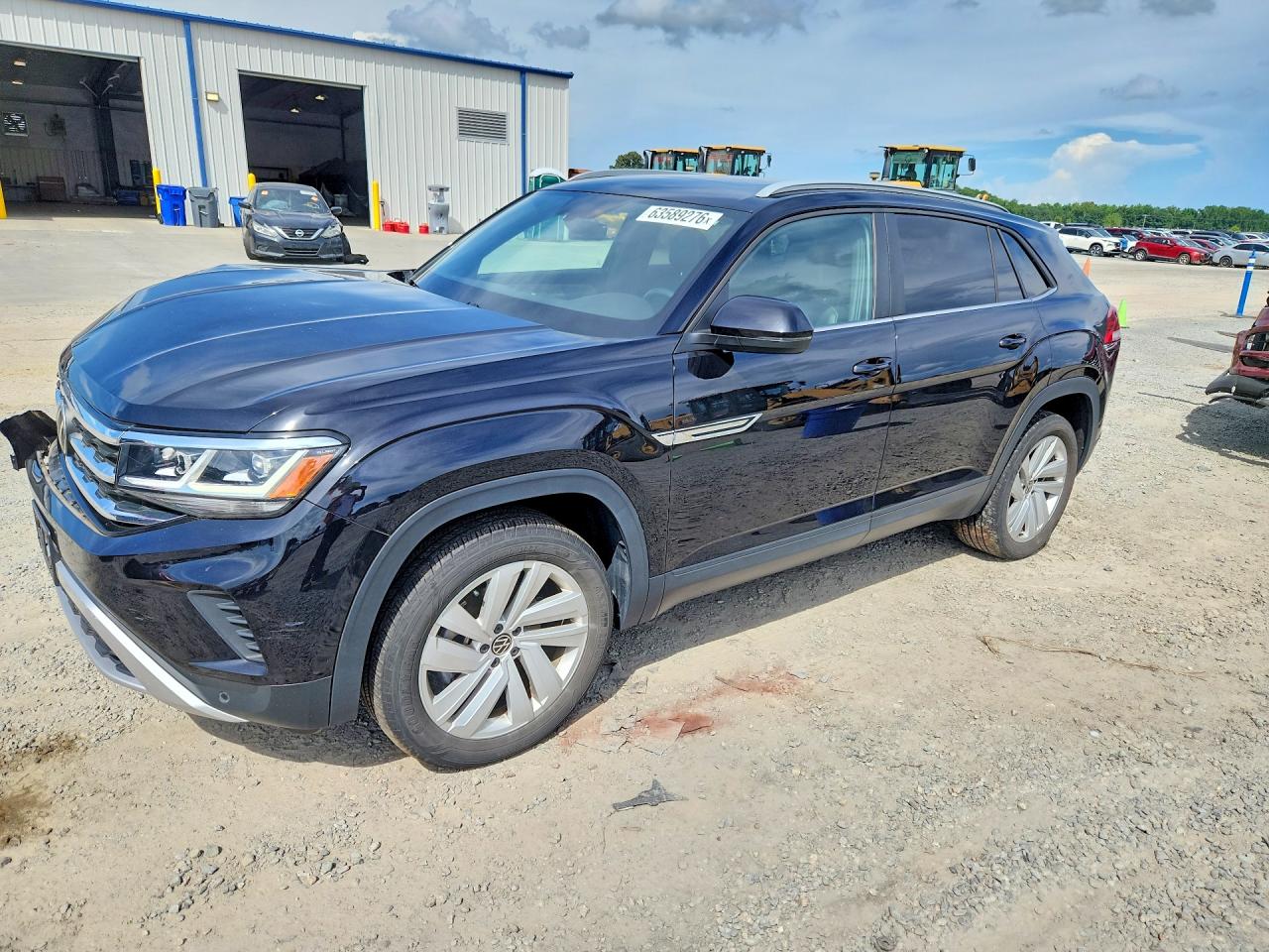 2021 Volkswagen Atlas Cross Sport Se Черный vin: 1V2KC2CAXMC241230