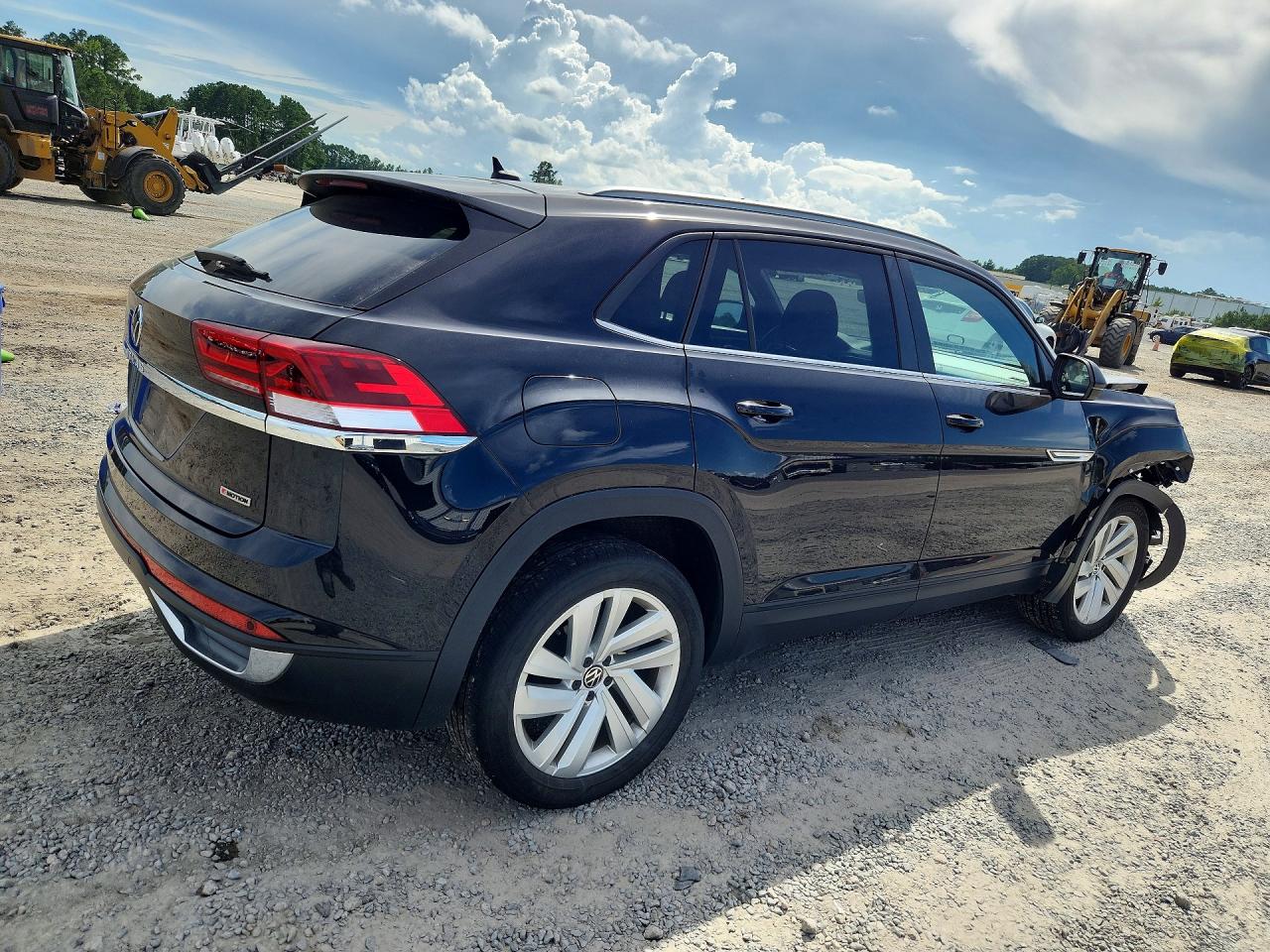 2021 Volkswagen Atlas Cross Sport Se Черный vin: 1V2KC2CAXMC241230