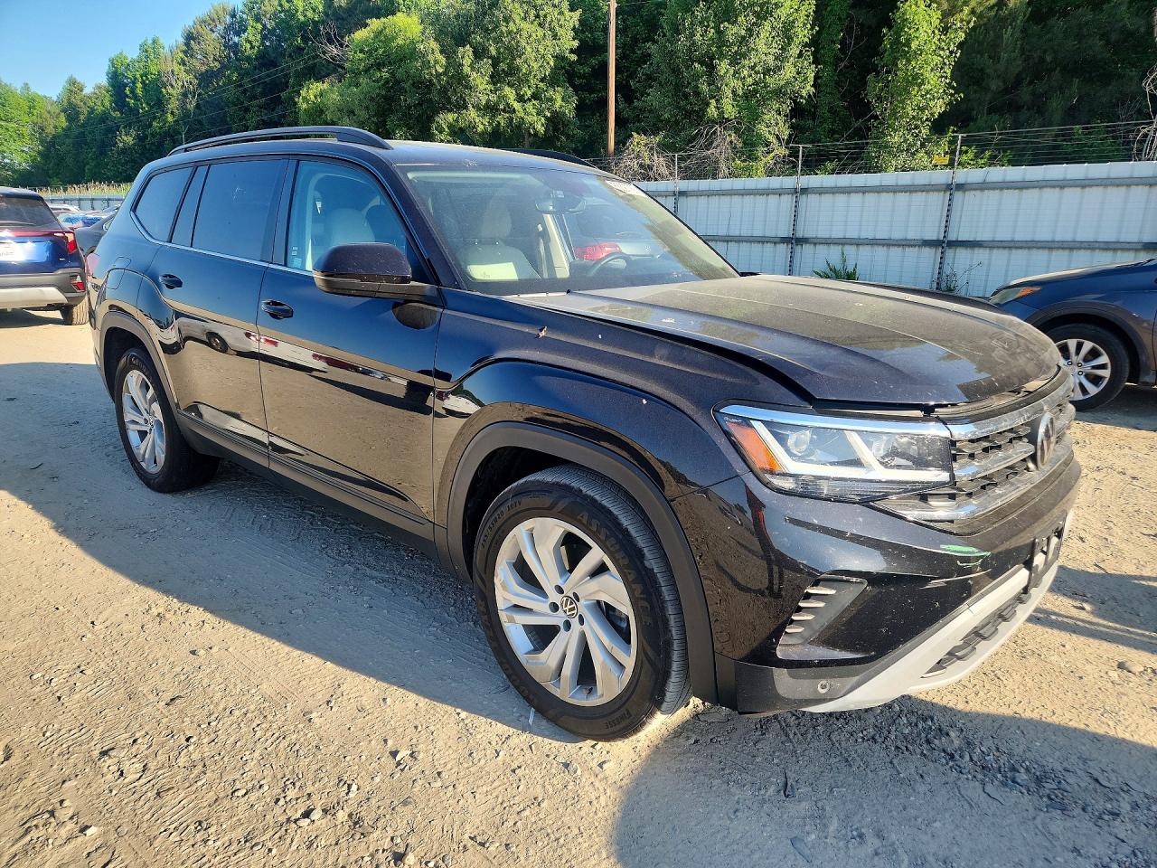 2021 Volkswagen Atlas Se Black vin: 1V2KP2CA3MC544614
