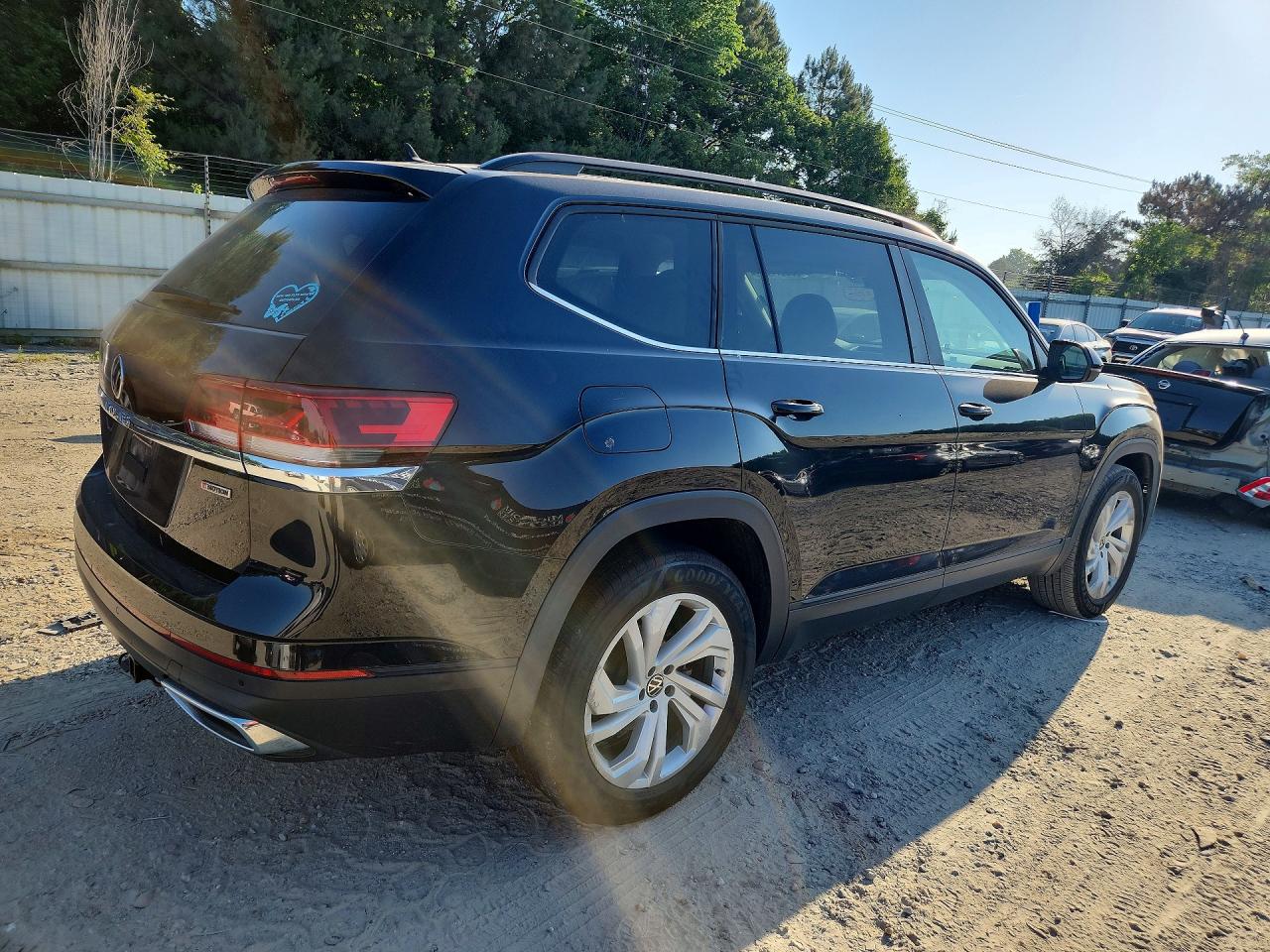 2021 Volkswagen Atlas Se Black vin: 1V2KP2CA3MC544614