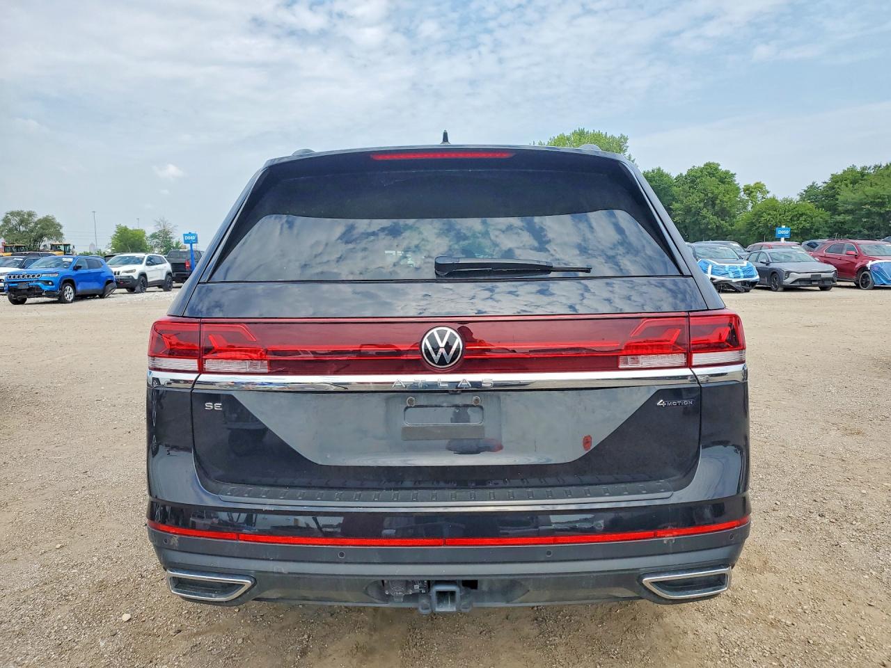 2025 Volkswagen Atlas Se Black vin: 1V2KR2CA2SC554624