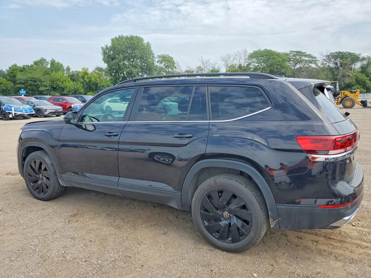 2025 Volkswagen Atlas Se Black vin: 1V2KR2CA2SC554624
