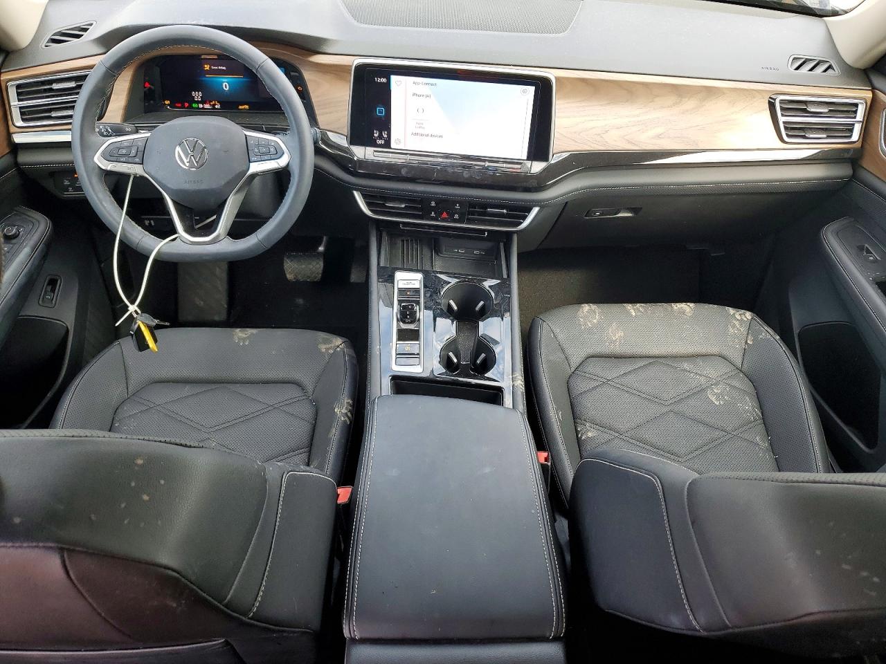 2025 Volkswagen Atlas Se Black vin: 1V2KR2CA2SC554624