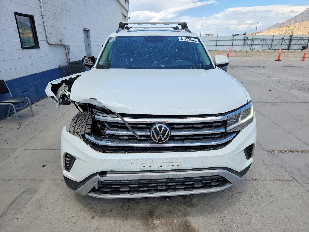 2021 Volkswagen Atlas Se White vin: 1V2KR2CA3MC519304