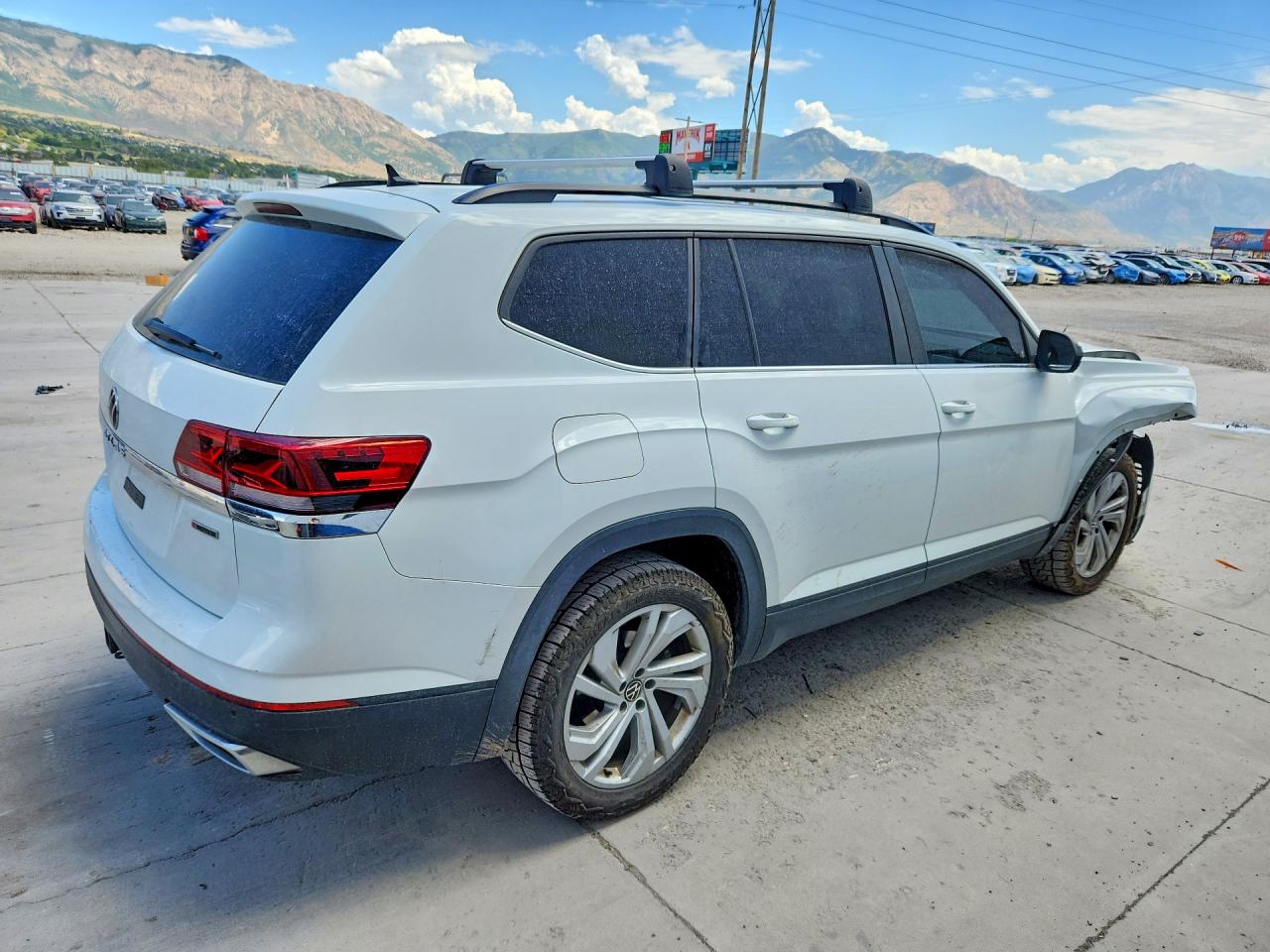 2021 Volkswagen Atlas Se White vin: 1V2KR2CA3MC519304