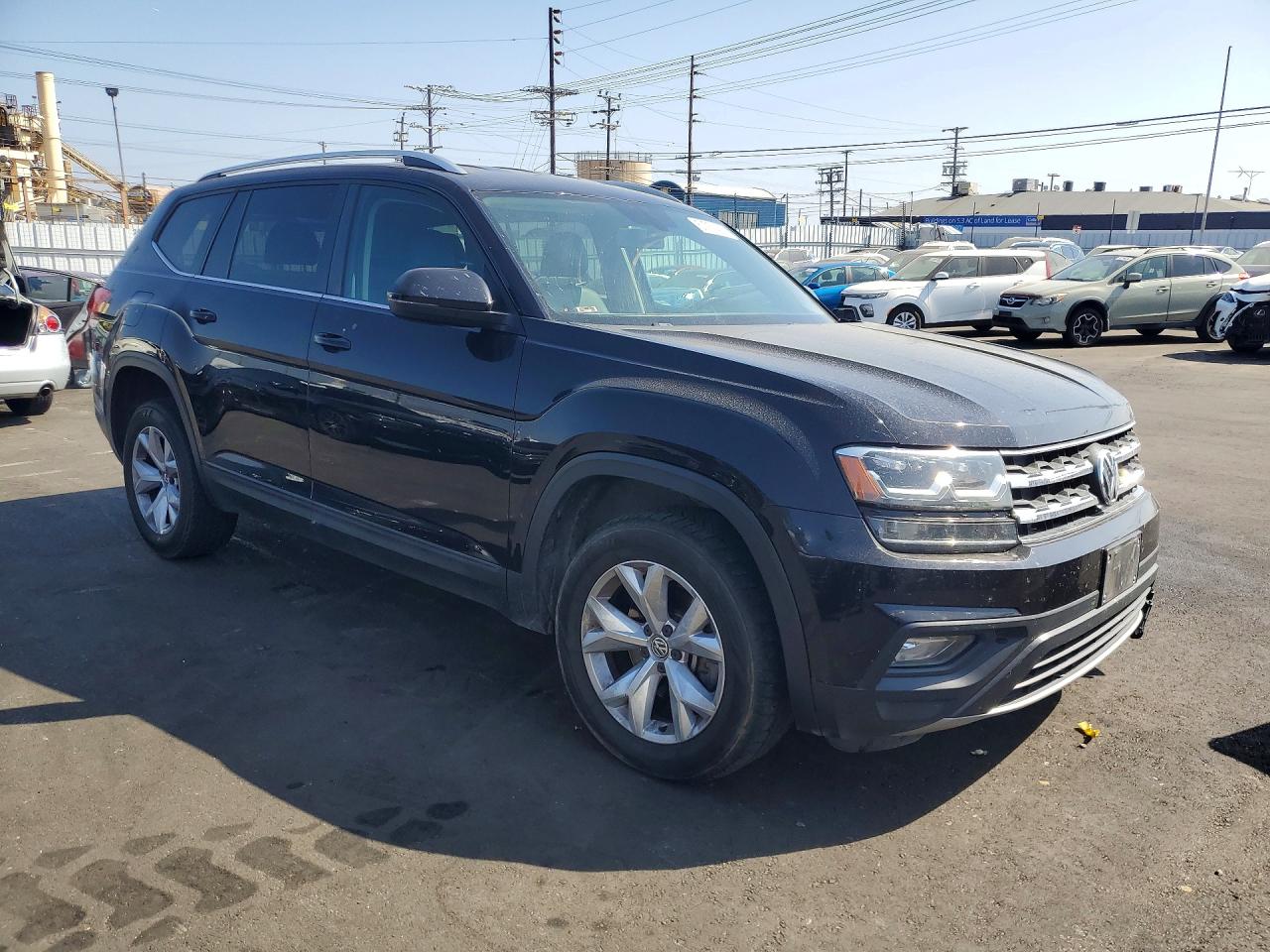 2018 Volkswagen Atlas Se Black vin: 1V2KR2CA4JC574999