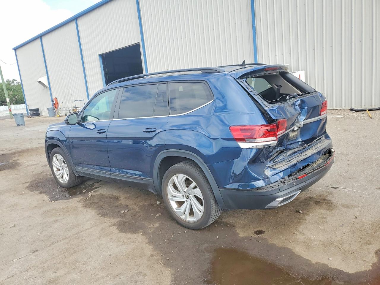 2021 Volkswagen Atlas Se Blue vin: 1V2KR2CA4MC603115