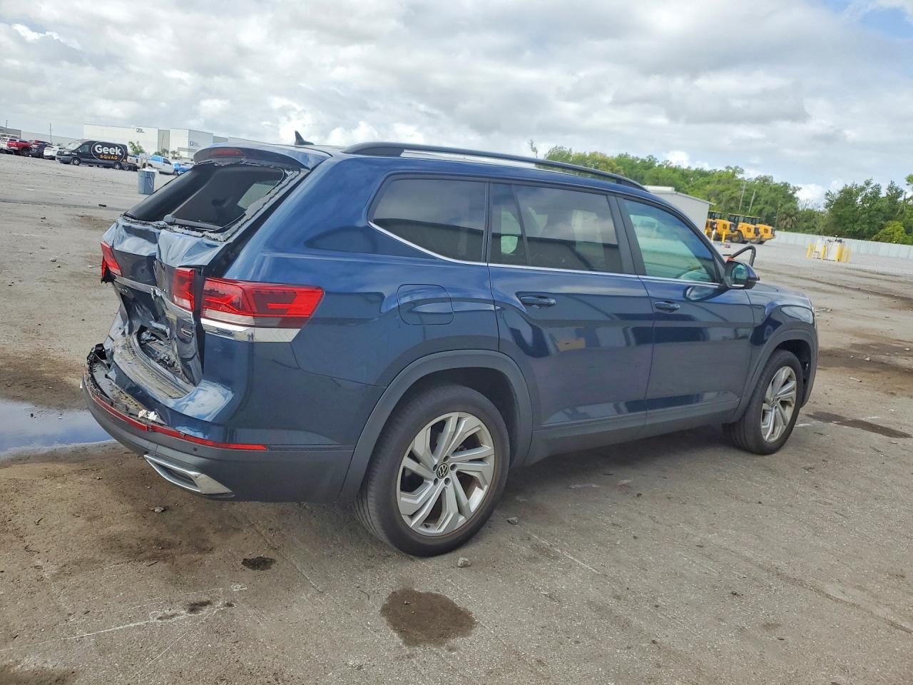 2021 Volkswagen Atlas Se Blue vin: 1V2KR2CA4MC603115