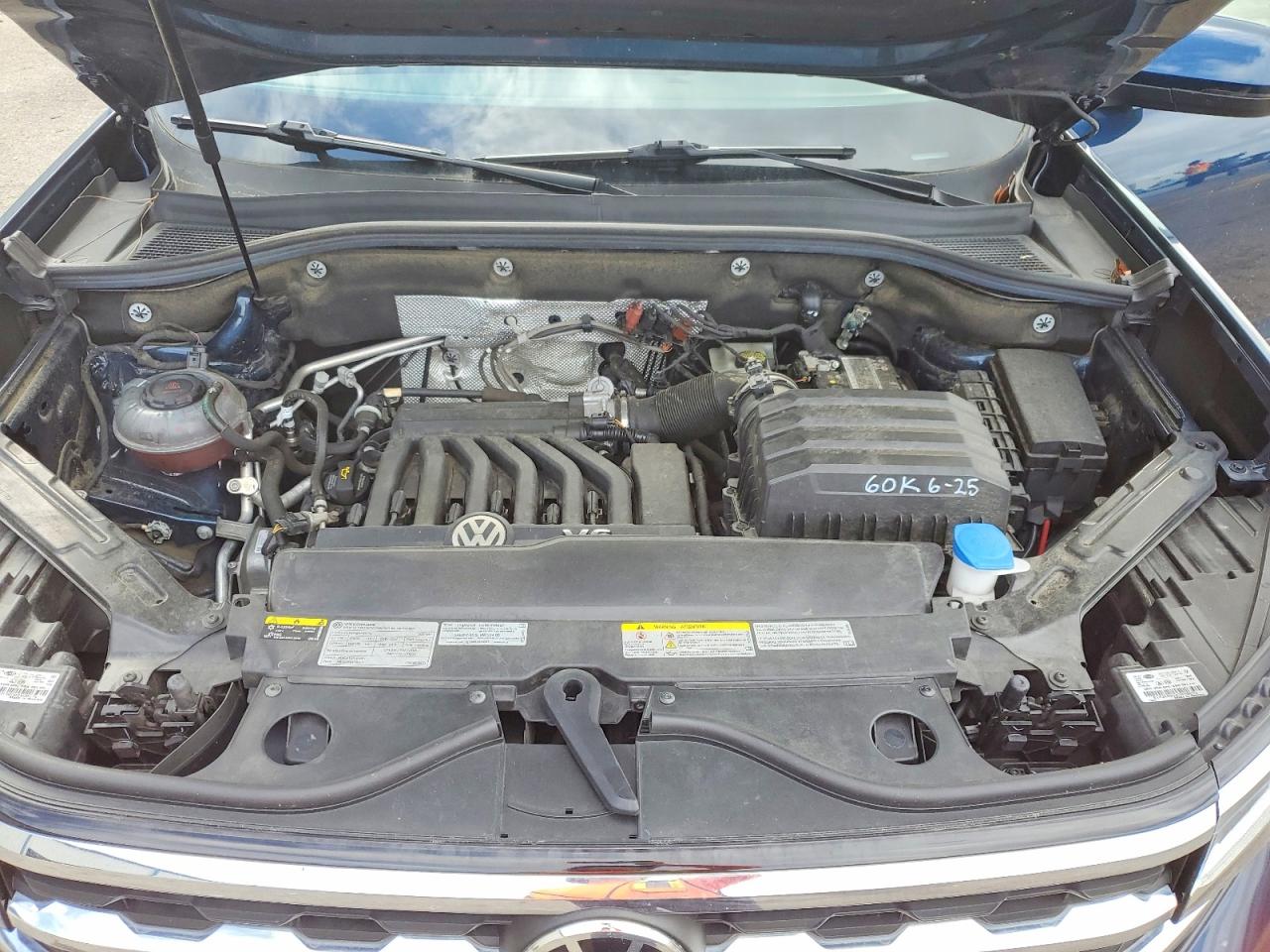 2021 Volkswagen Atlas Se Blue vin: 1V2KR2CA4MC603115