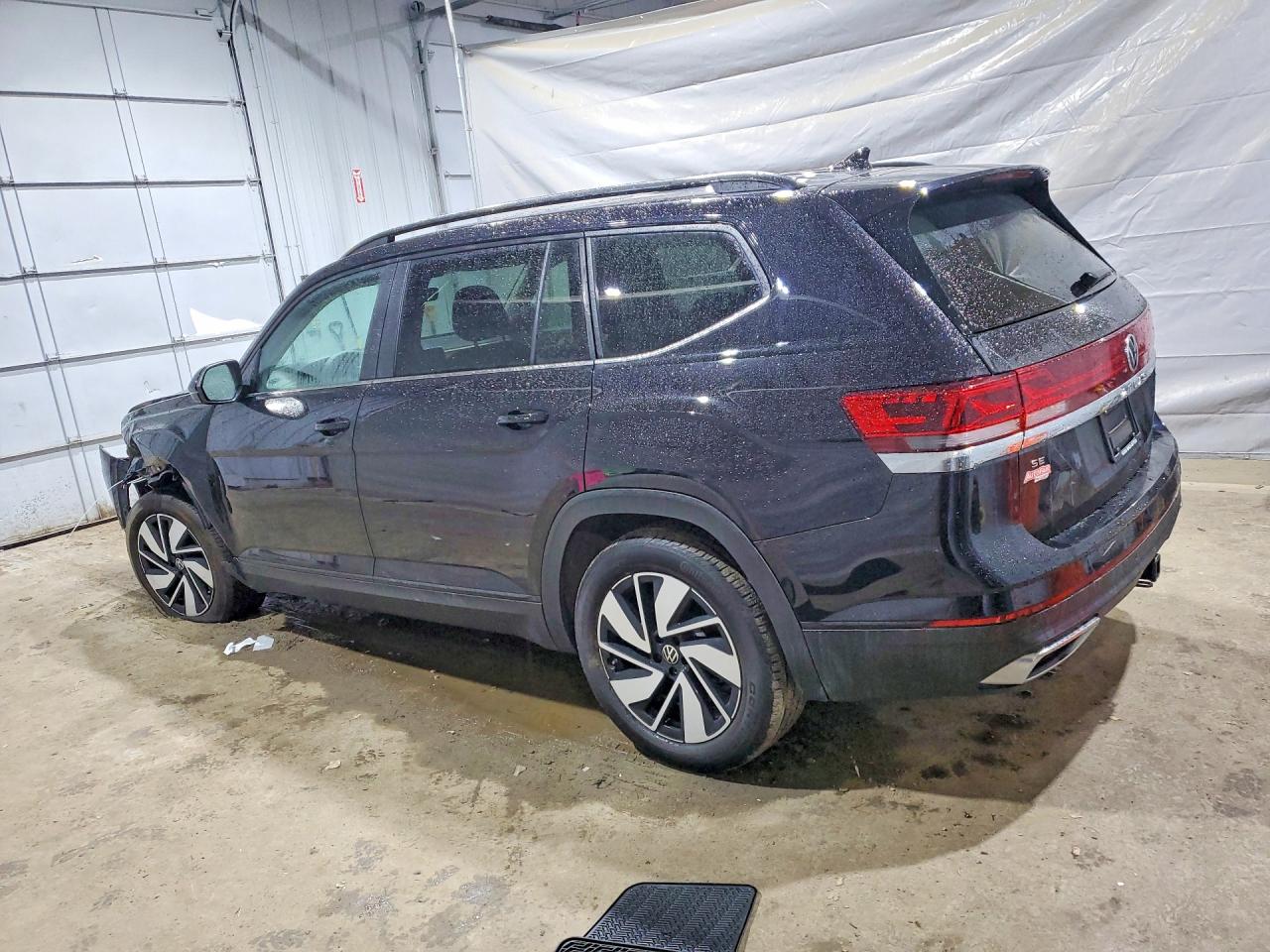 2025 Volkswagen Atlas Se Black vin: 1V2KR2CA4SC559954