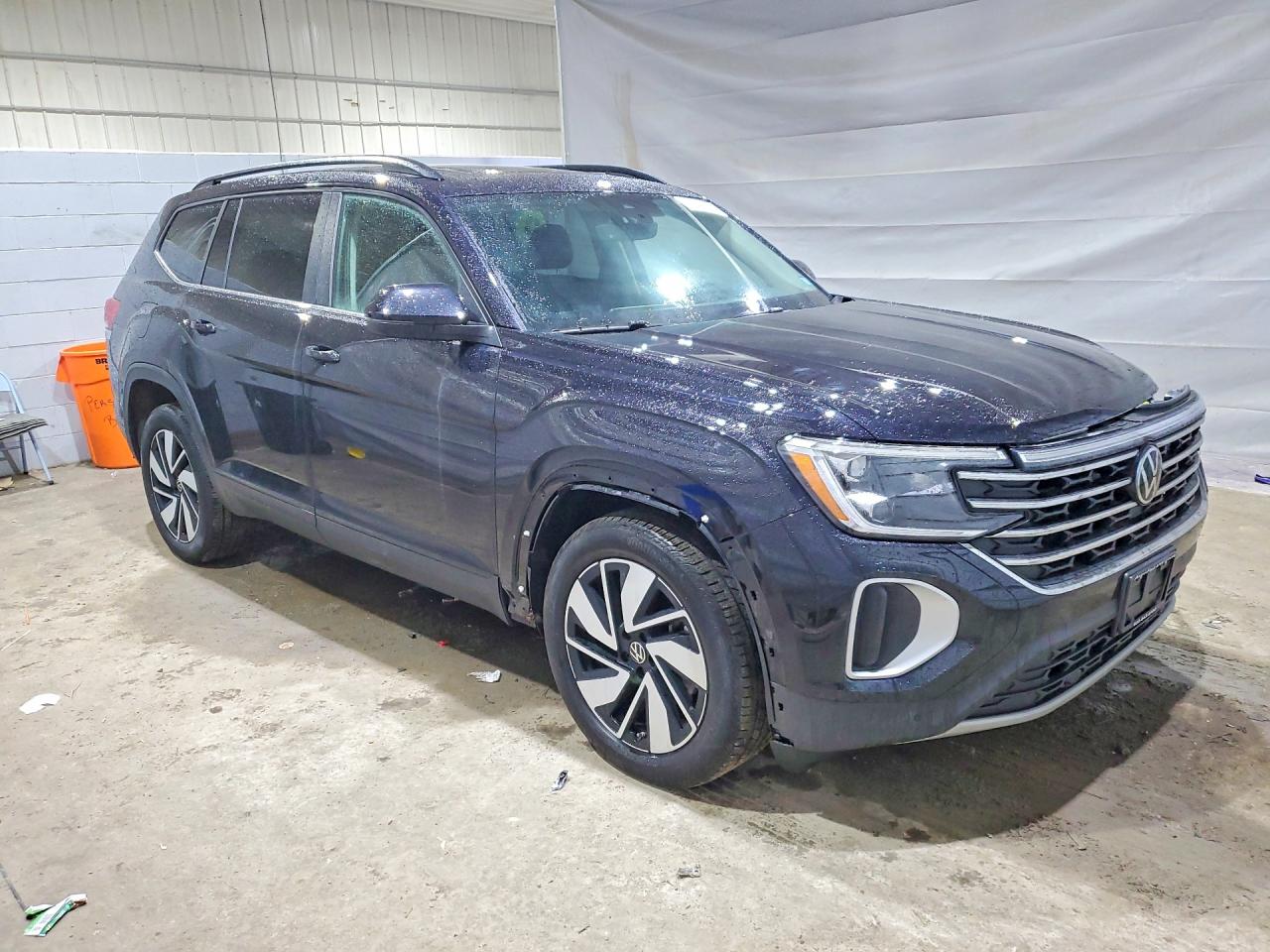 2025 Volkswagen Atlas Se Black vin: 1V2KR2CA4SC559954