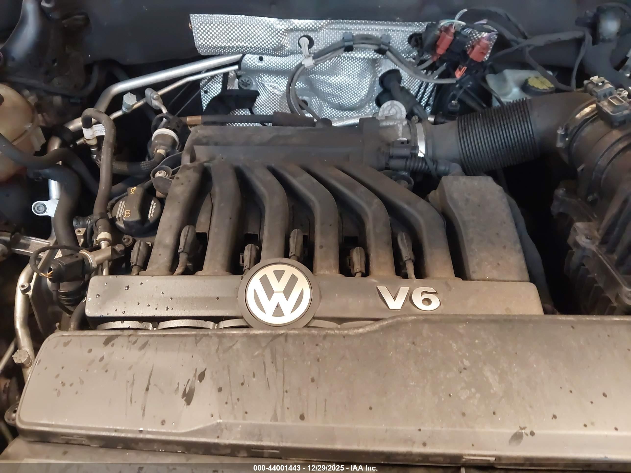 2018 Volkswagen Atlas 3.6l V6 Se Black vin: 1V2KR2CA6JC579489