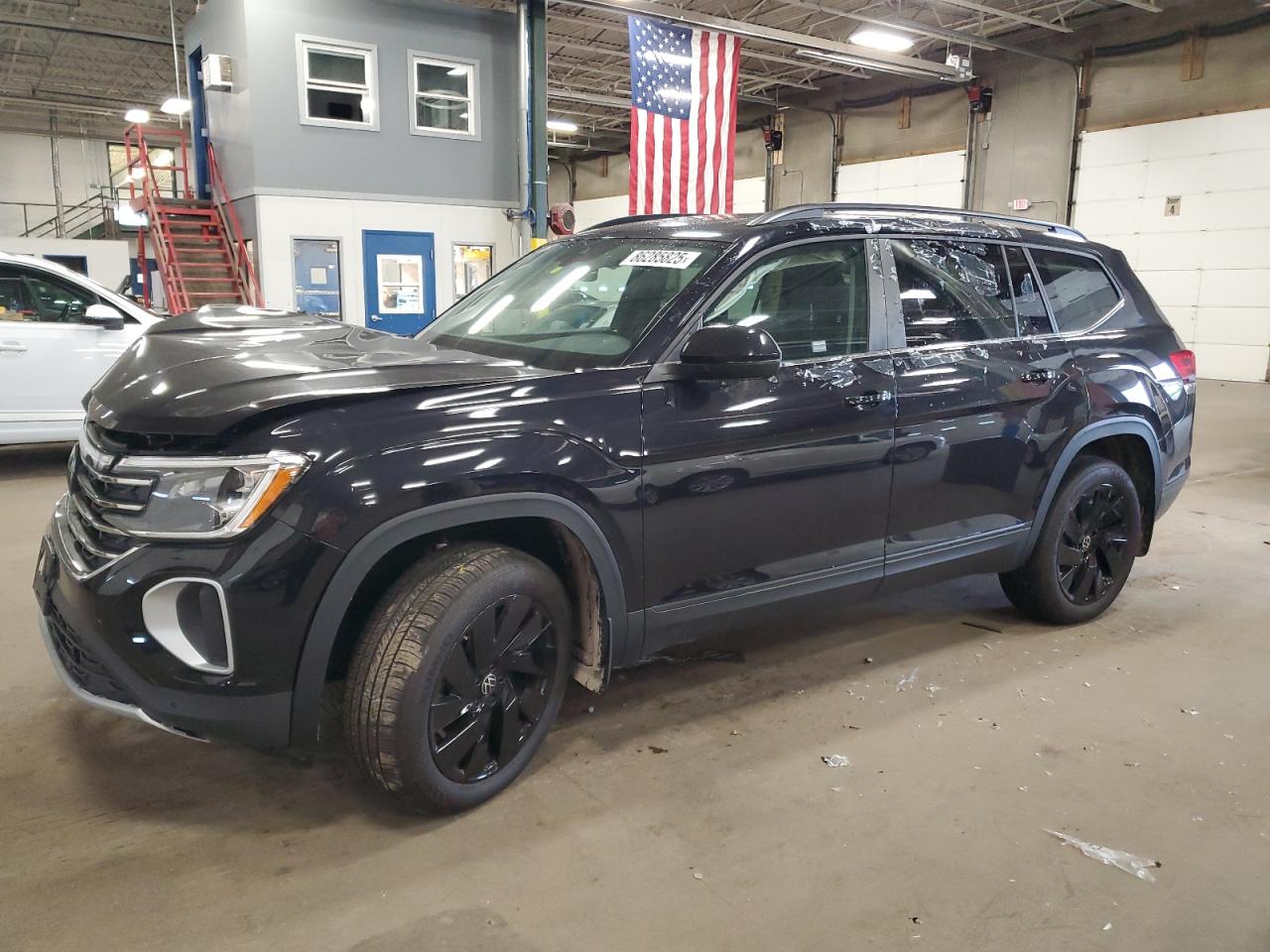 2025 Volkswagen Atlas Se Black vin: 1V2KR2CA9SC510121