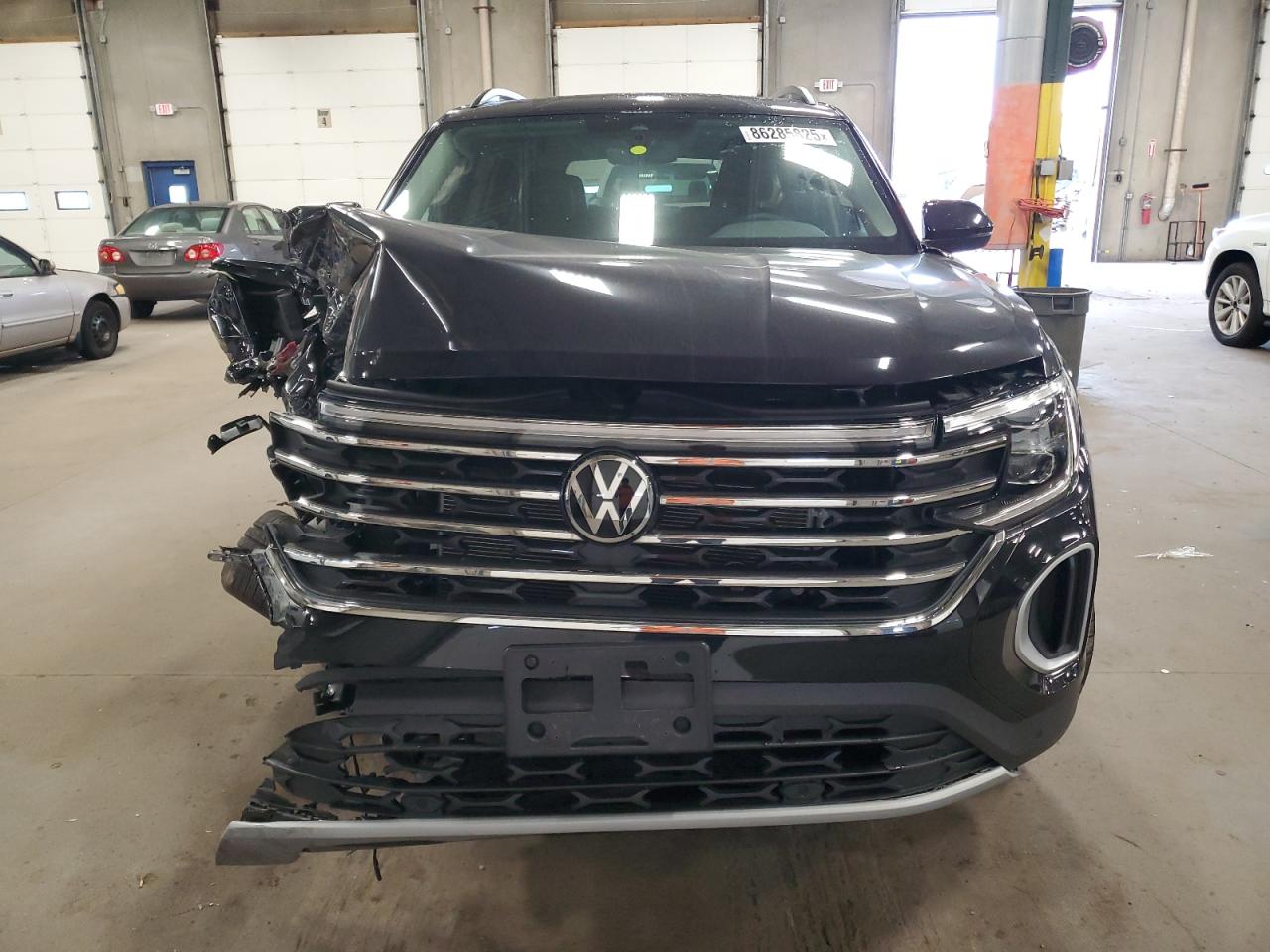 2025 Volkswagen Atlas Se Black vin: 1V2KR2CA9SC510121