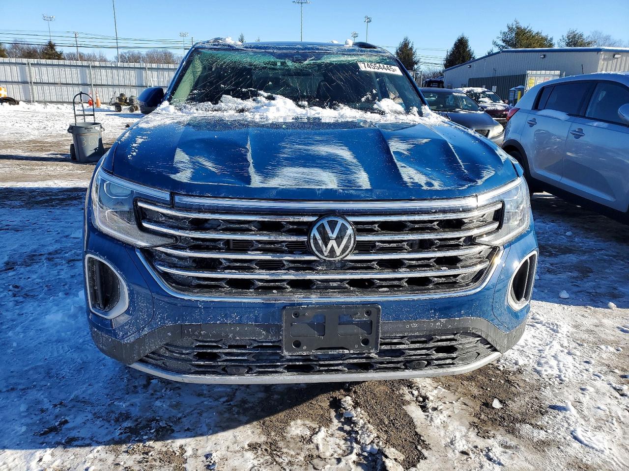 2025 Volkswagen Atlas Se Blue vin: 1V2KR2CAXSC517093
