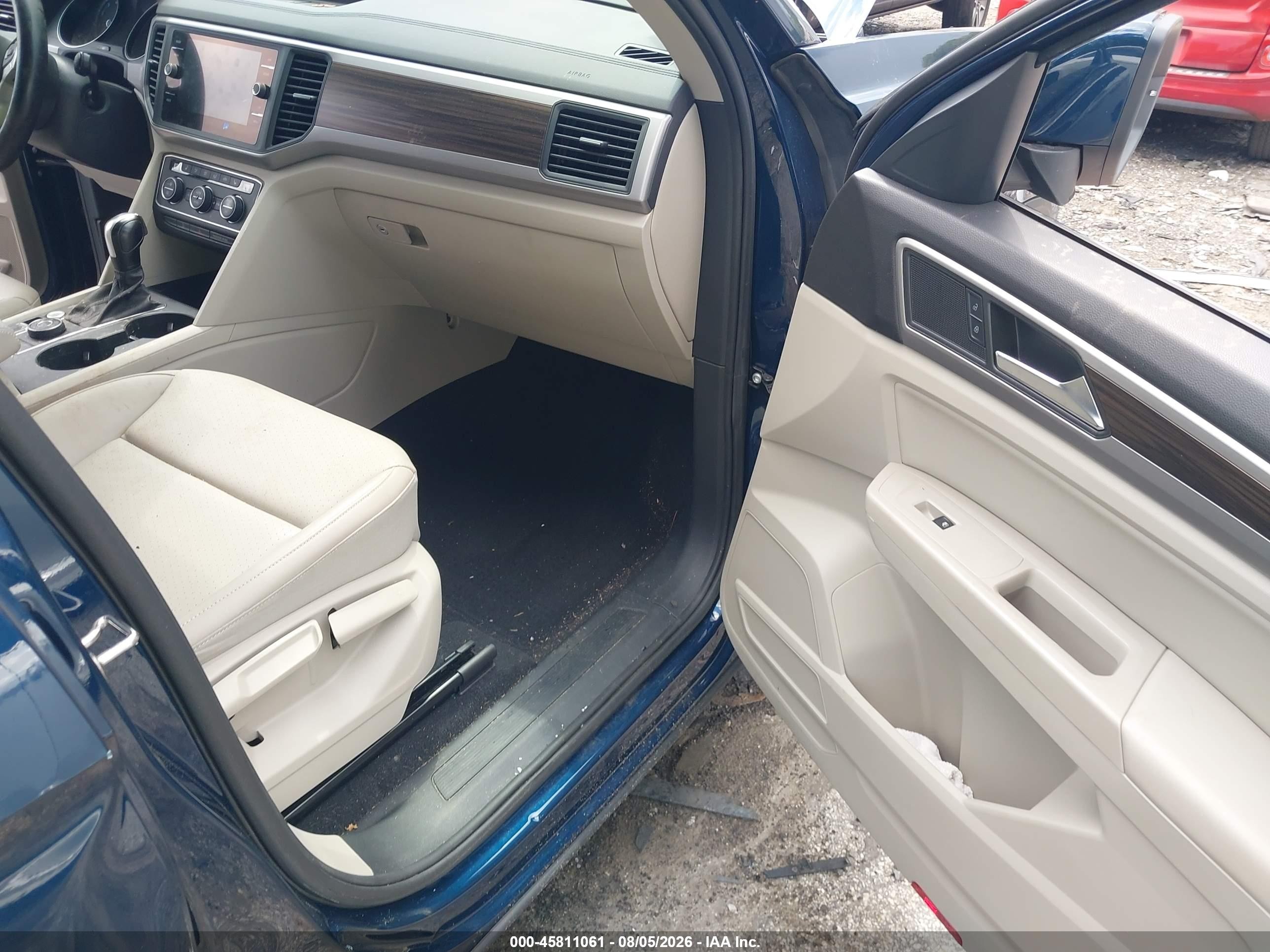 2021 Volkswagen Atlas 2.0t Se Blue vin: 1V2LP2CA2MC528764