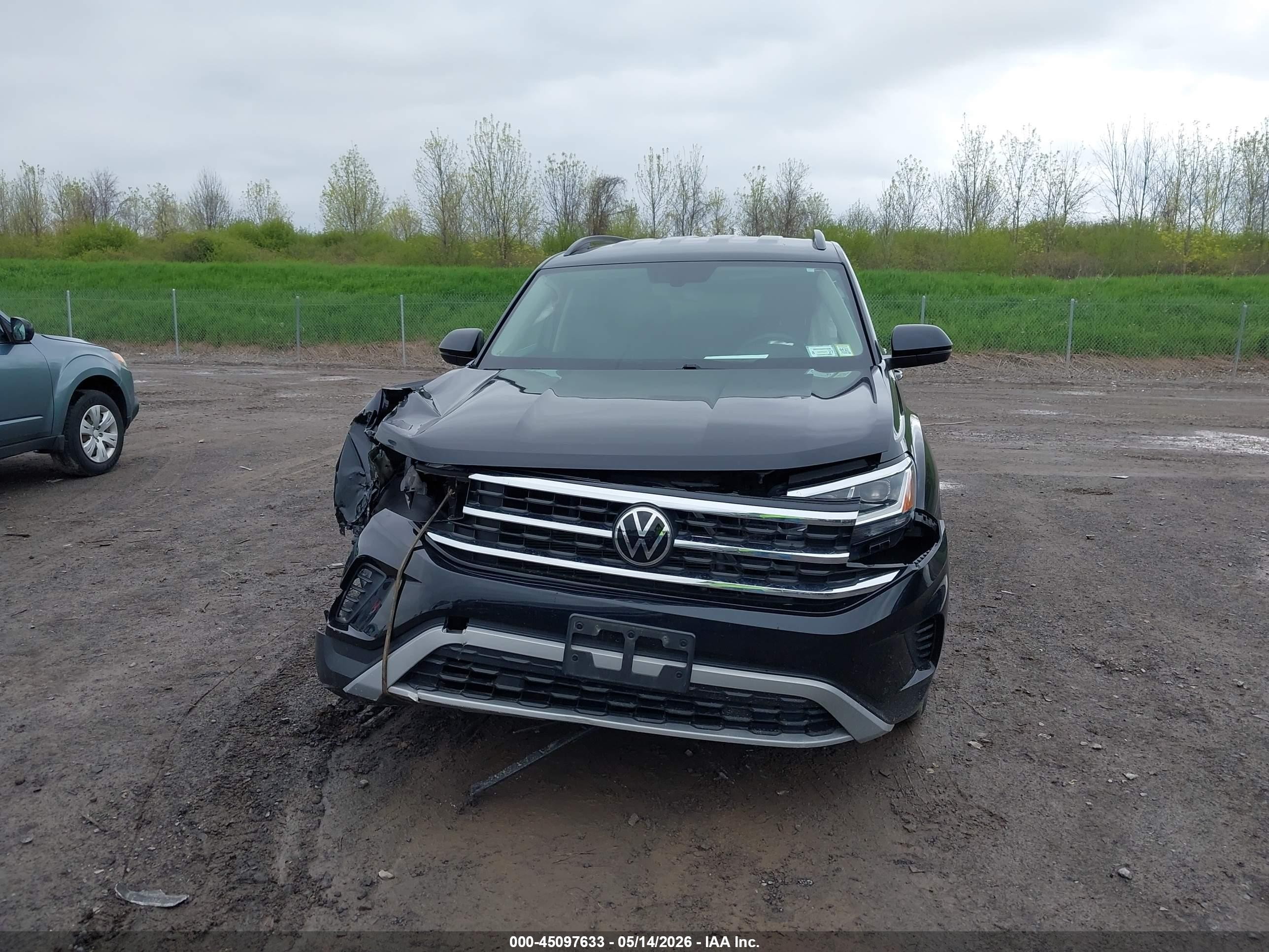 2022 Volkswagen Atlas 2.0t Se Black vin: 1V2LP2CA9NC509288