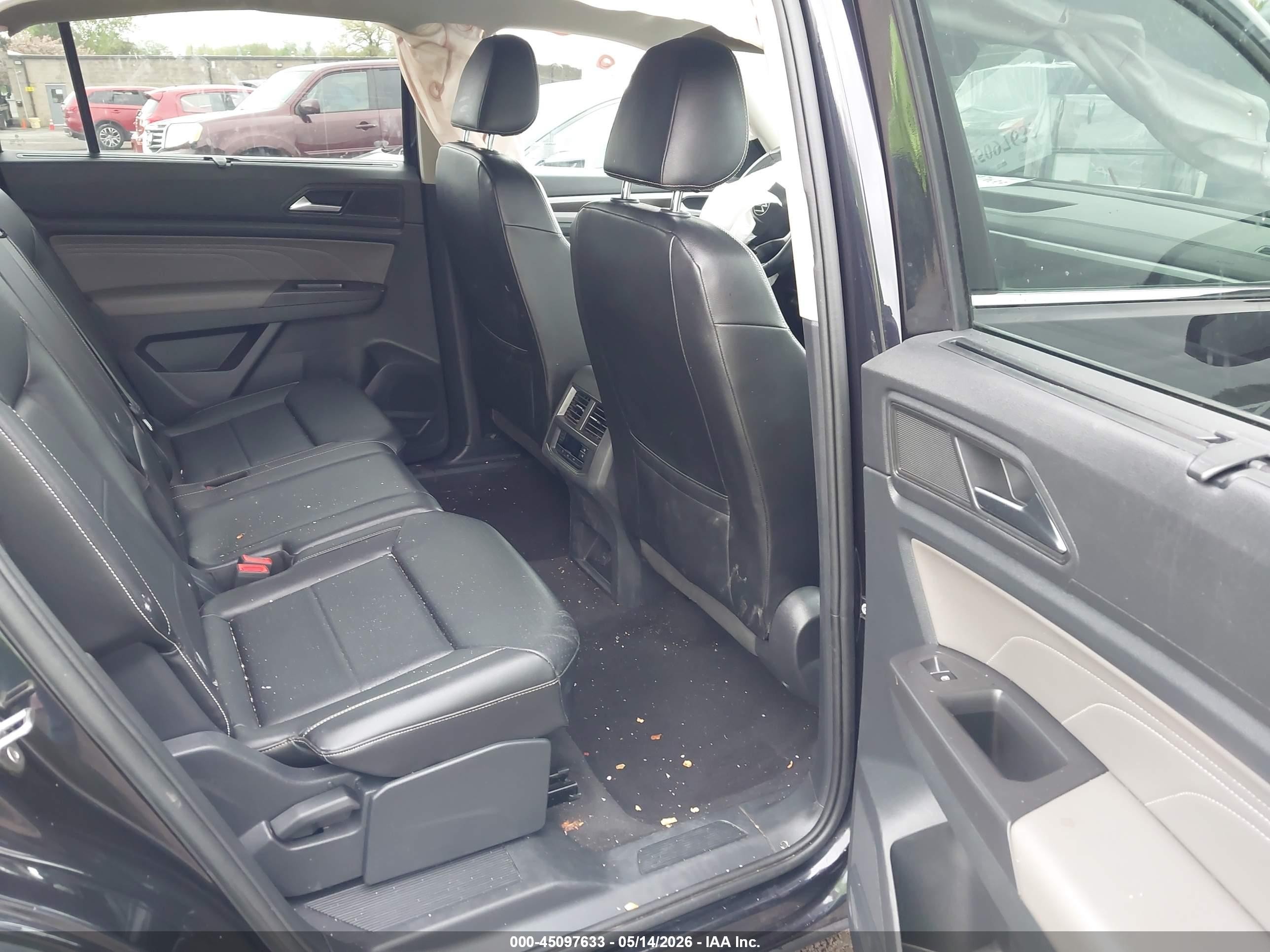 2022 Volkswagen Atlas 2.0t Se Black vin: 1V2LP2CA9NC509288