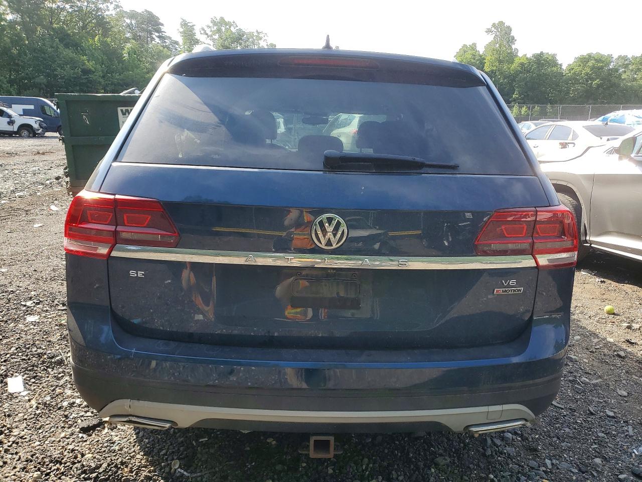 2018 Volkswagen Atlas Se Blue vin: 1V2LR2CA0JC542751