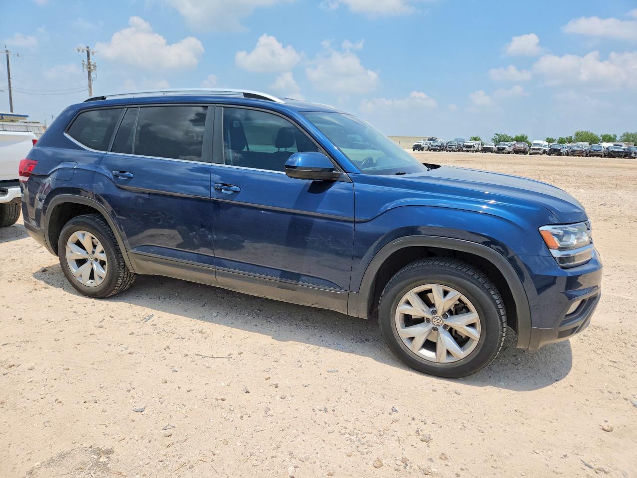 2018 Volkswagen Atlas Se Blue vin: 1V2LR2CA7JC538194