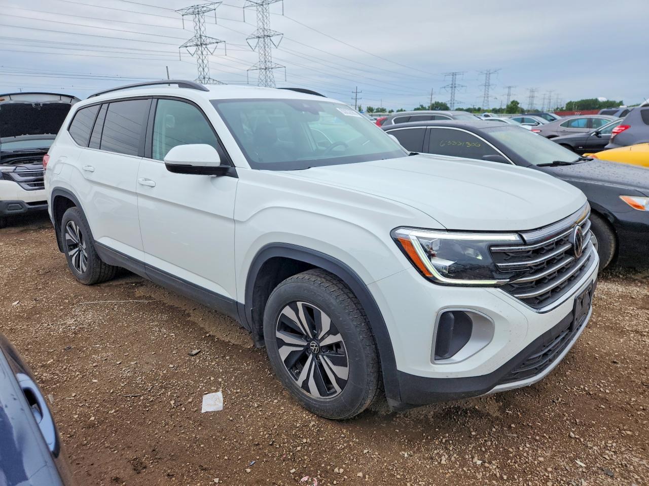 2024 Volkswagen Atlas Se White vin: 1V2LR2CA7RC509225