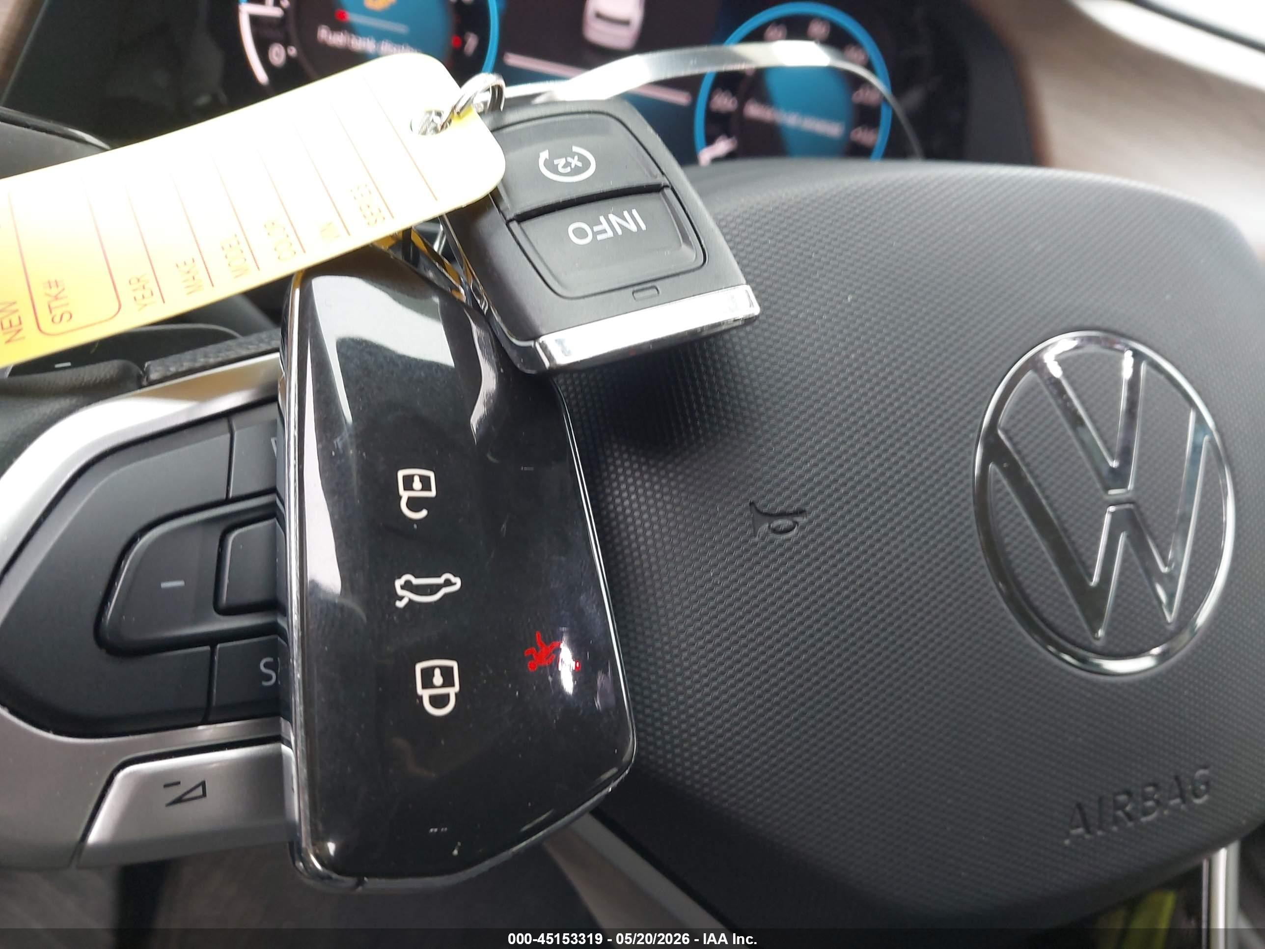 2025 Volkswagen Atlas 2.0t Se Blue vin: 1V2LR2CA7SC523390