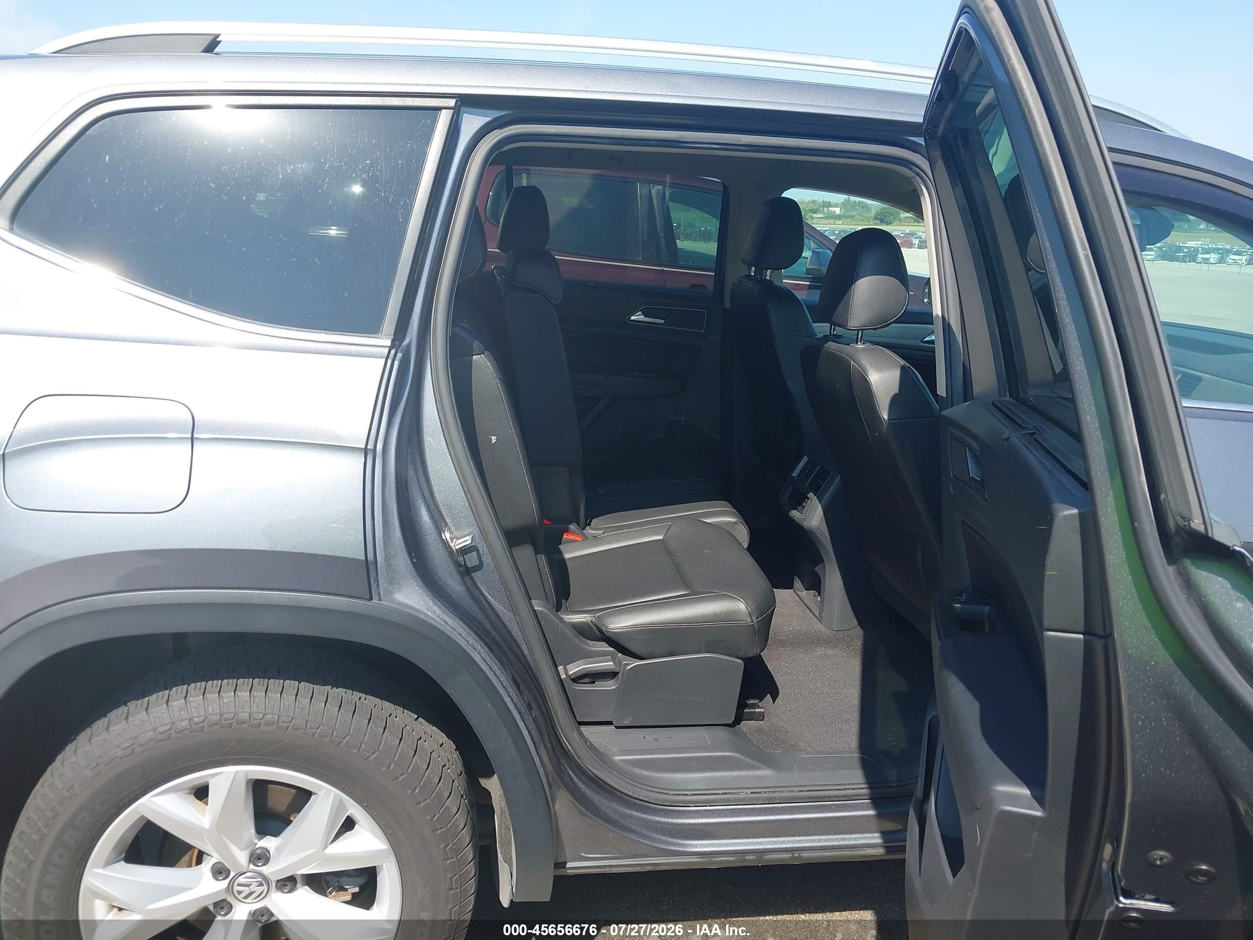 2019 Volkswagen Atlas 3.6l V6 Se Gray vin: 1V2LR2CA8KC572338