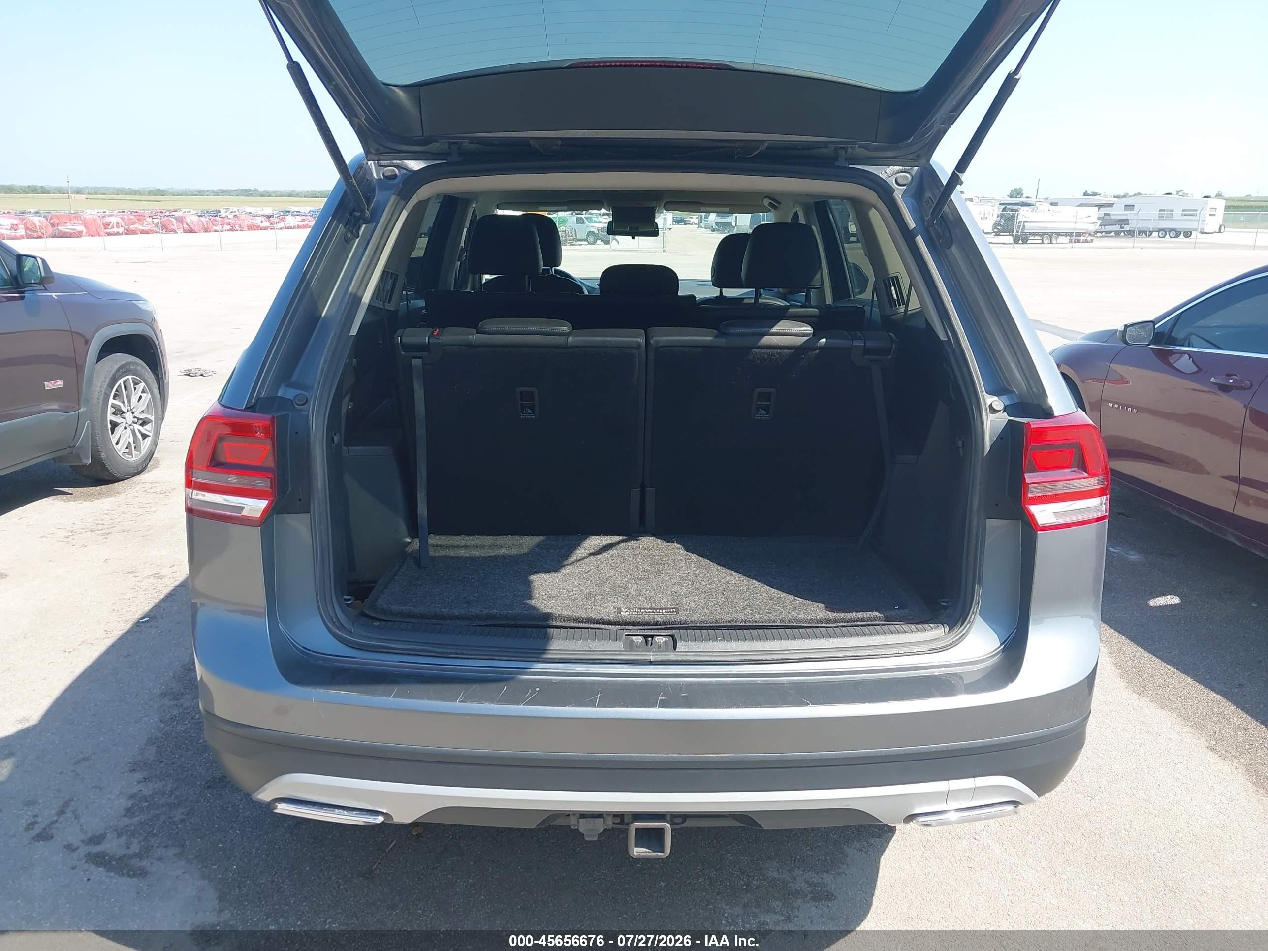 2019 Volkswagen Atlas 3.6l V6 Se Gray vin: 1V2LR2CA8KC572338