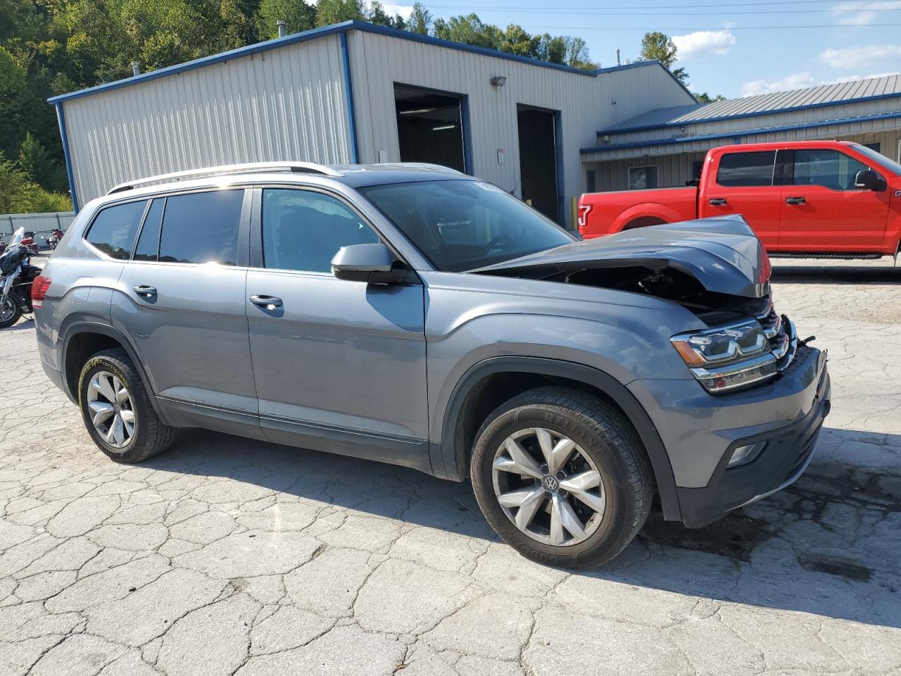 2018 Volkswagen Atlas Se Gray vin: 1V2LR2CAXJC540005